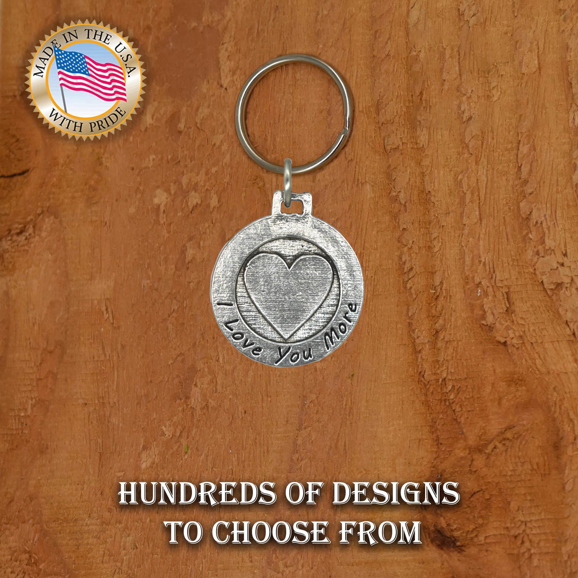 I Love You More Keychain - 1.5