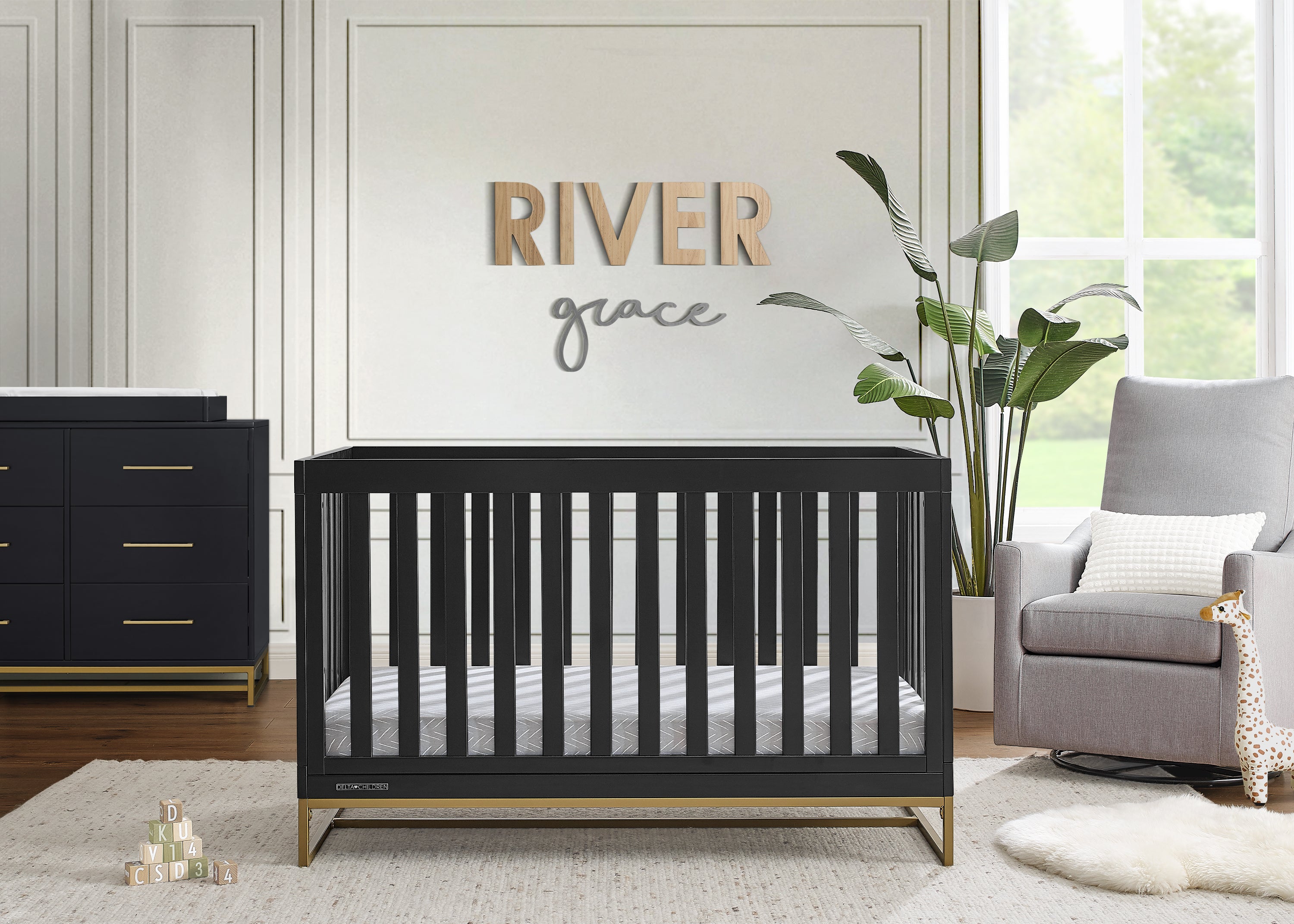 Elegant Jade 6-Drawer Dresser with Interlocking Drawers - Perfect for Bedroom, Nursery, or Dorm Organization & Storage