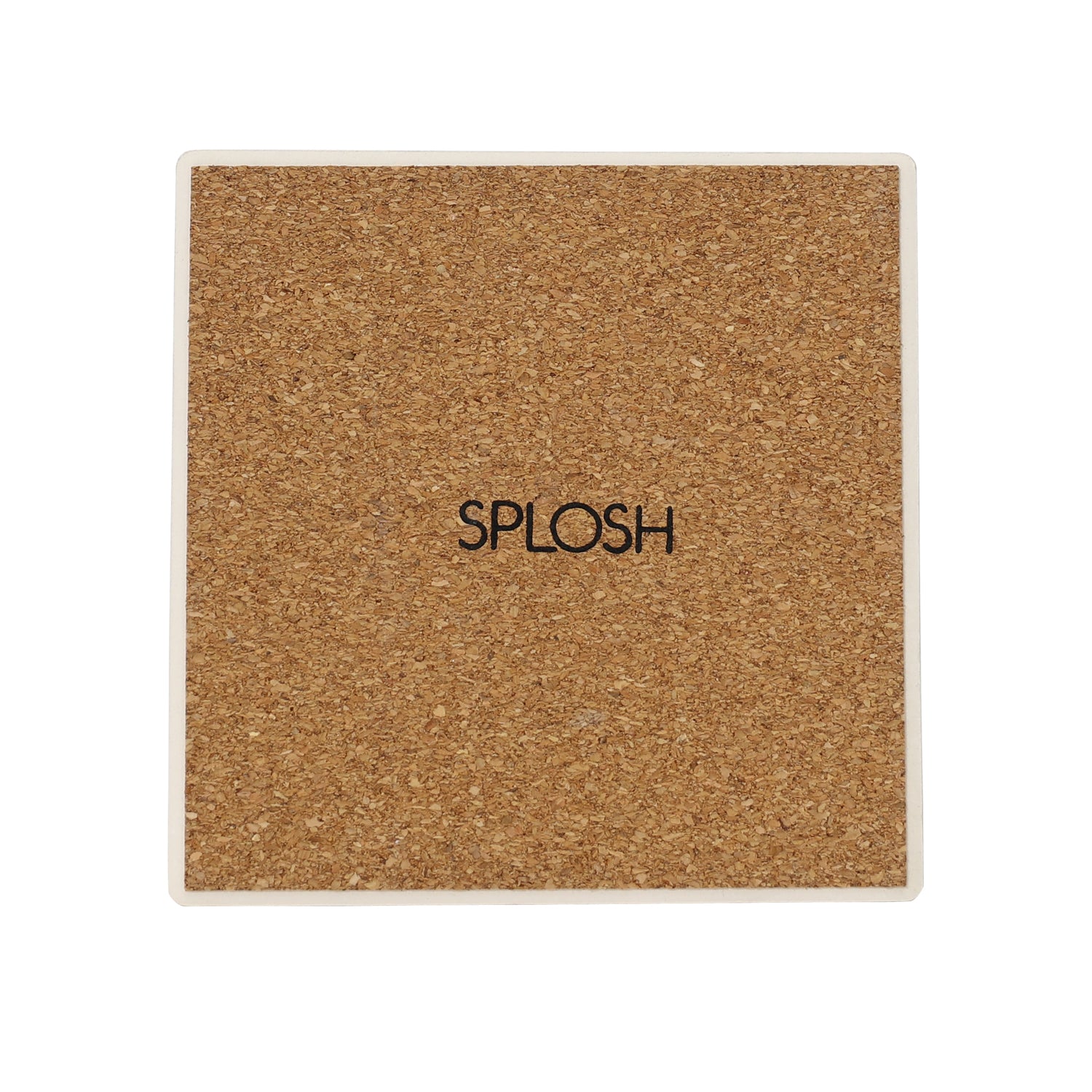 Splosh Tranquil Ceramic Coaster Set - Blue Leaf Design - Perfect for Coffee Tables, Home Decor, and Office Use