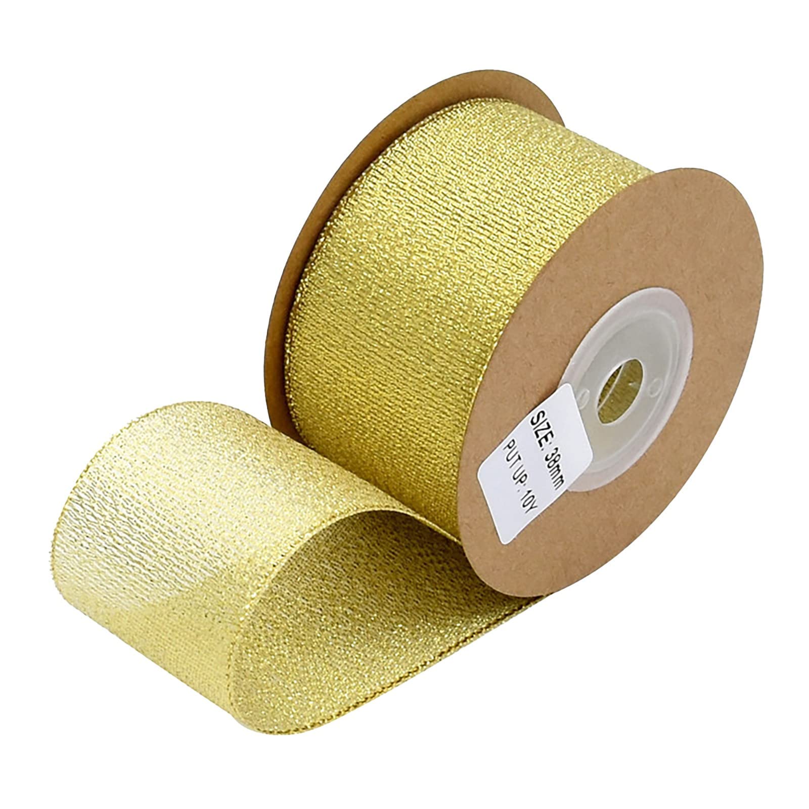 MPWEGNP Silver & Gold Wrapping Paper Ribbon and Bow Set - 8 Pcs 82ft Party Streamers for Birthday, Wedding, Men's Party Decorations | Perfect for Gift Wrapping, Ceiling Decor, and Photo Backdrops