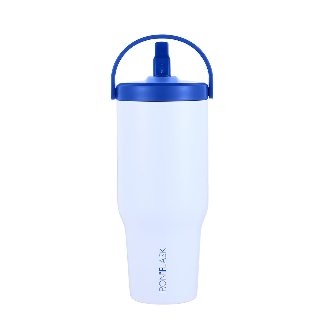 30 Oz Sidekick Insulated Stainless Steel Water Bottle with Straw Lid - Leakproof & Sweatproof - Keep Drinks Cold 24Hrs/Hot 12Hrs - Perfect for Gym, Hiking, Travel & Office Use