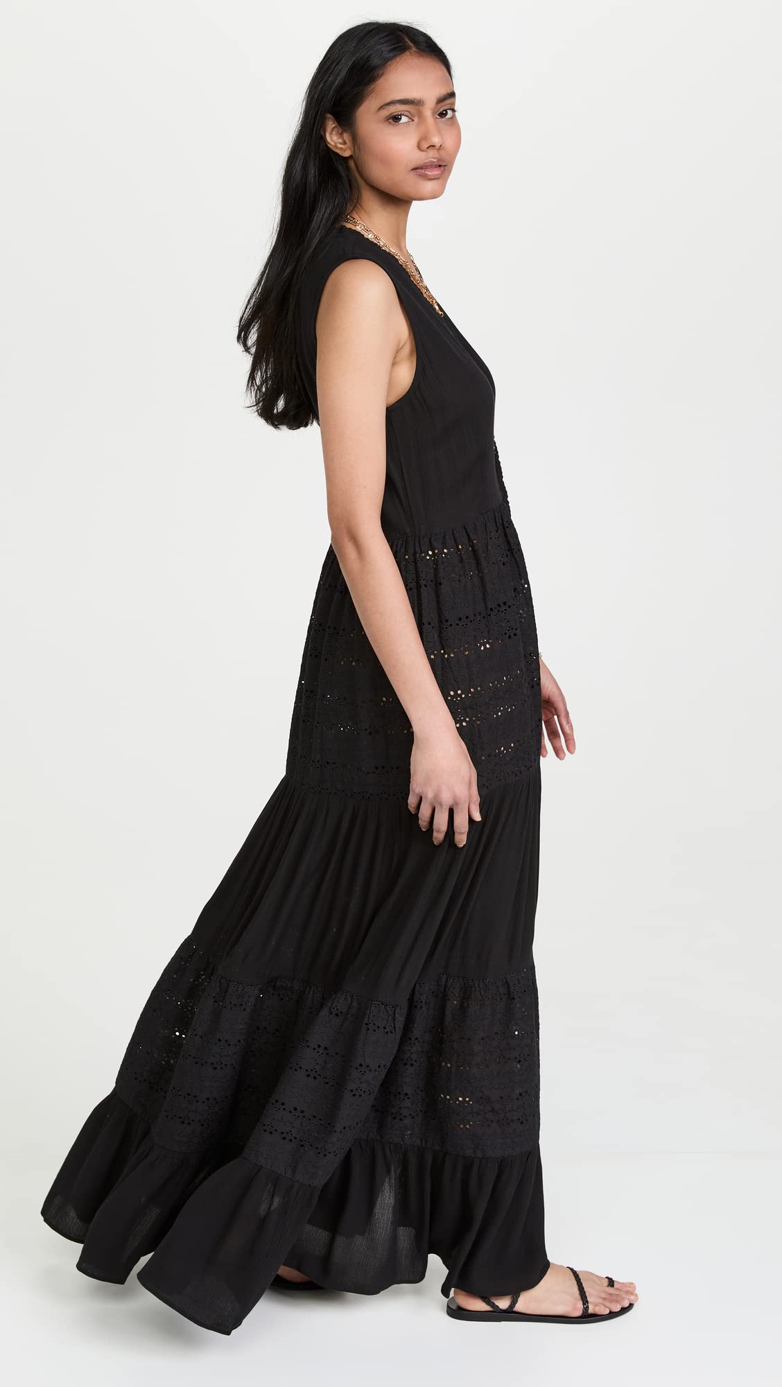 Floral Lace Women's Maxi Dress - Elegant Summer Boho Dress for Beach, Wedding & Vacation | Breathable & Comfortable Long Dress