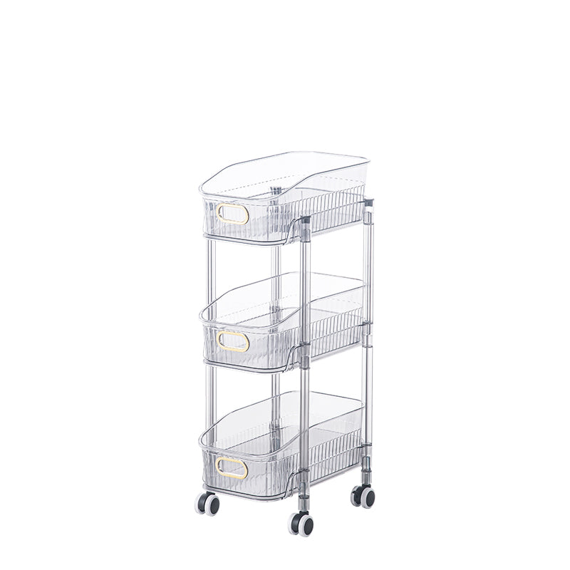 3-Tier Storage Rack - Heavy Duty Metal Shelving Unit for Kitchen, Bathroom, Garage Organization - Perfect for Pantry, Closet & Office Storage Solutions