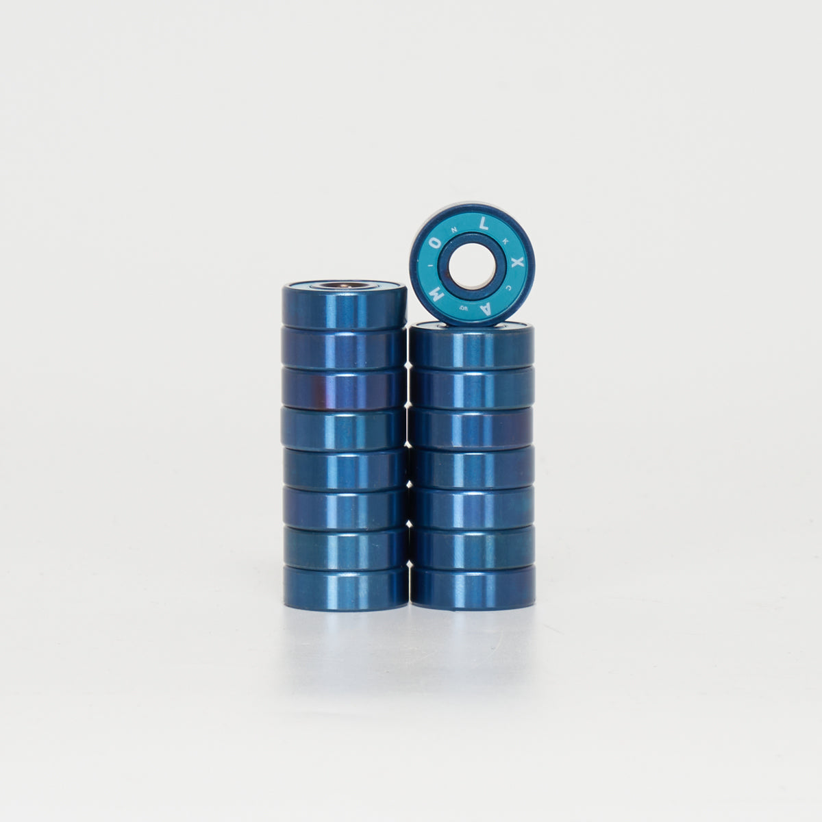 Wicked Nick Lomax 608 Titanium Bearings - 16 Pack Set for Skateboards, Roller Skates & Longboards - High Speed Precision Bearings for Smooth Ride