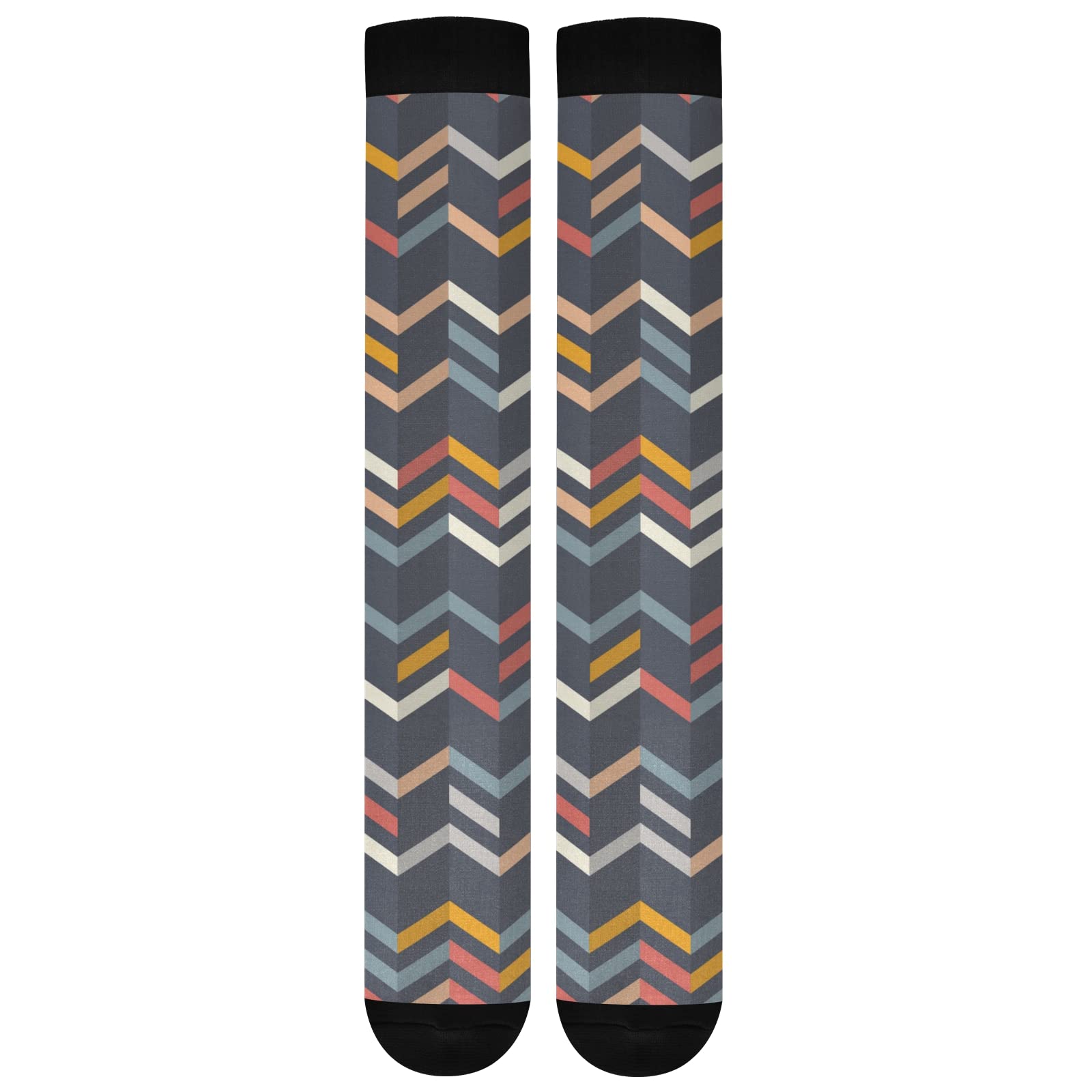 Best Compression Socks for Women & Men - Medical Grade Calf Support Socks (1 Pair) - Knee High Circulation Socks for Running, Travel & Varicose Vein Relief
