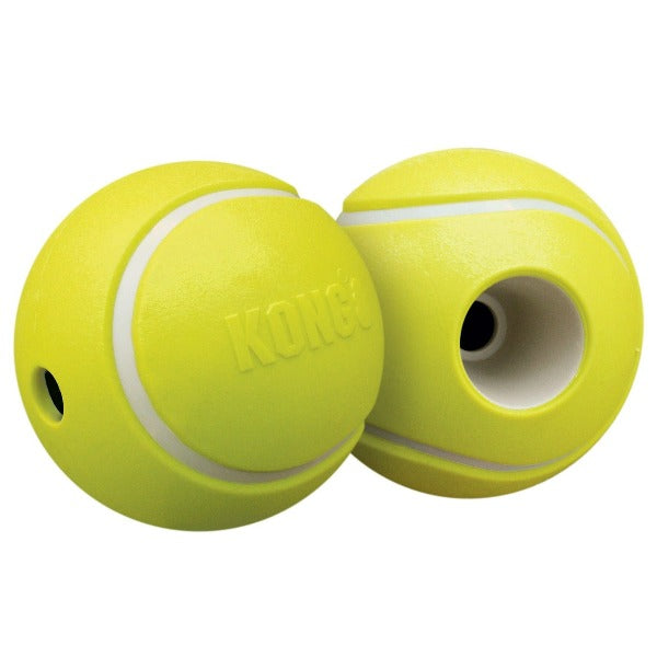 KONG Classic Dog Toy - Treat Dispensing Chew Toy for Small & Large Dogs - Tennis Ball Design for Play & Training - Perfect for Fetch, Chewing & Mental Stimulation