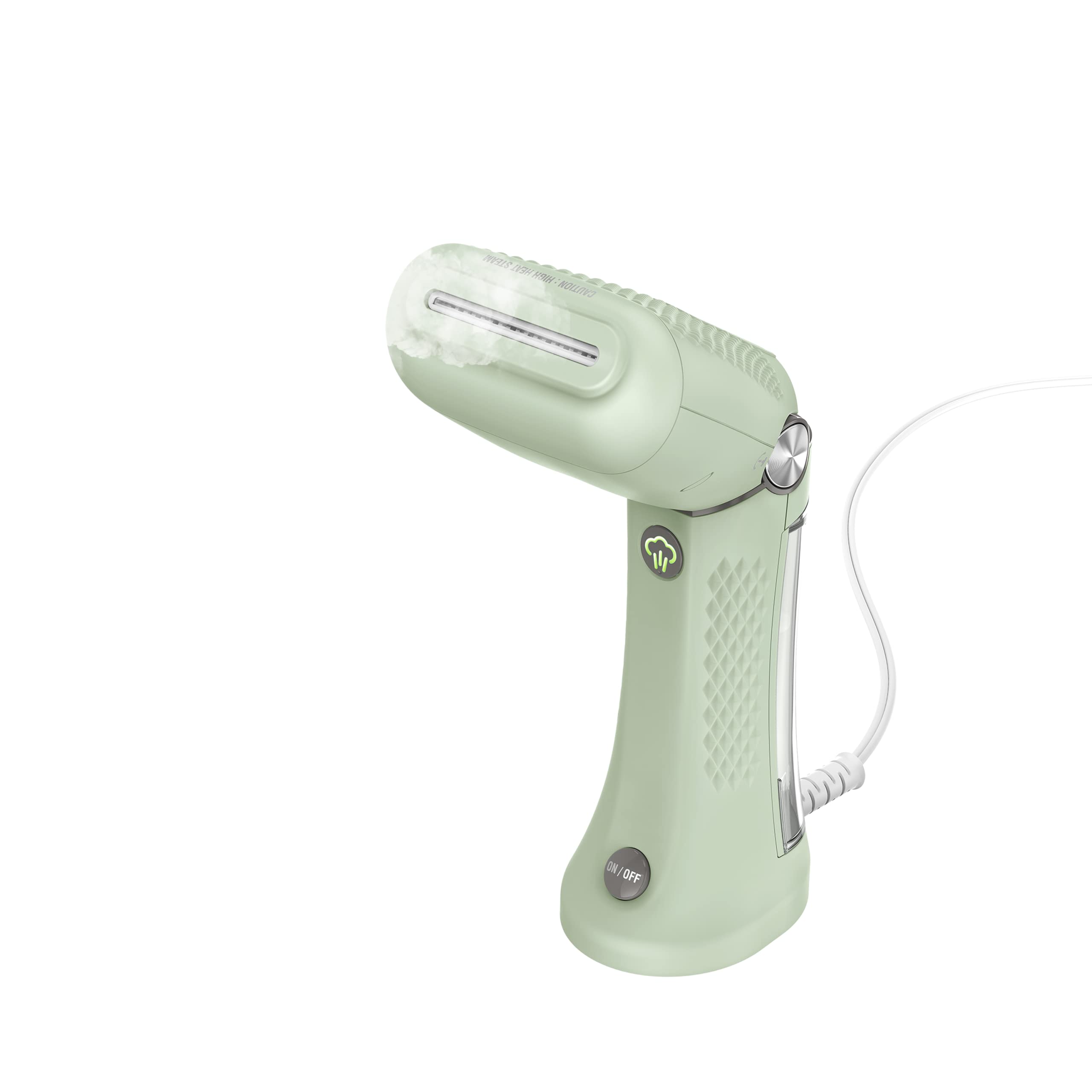 Conair Handheld Garment Steamer for Clothes - Powerful Portable Steamer for Wrinkles - Compact Travel Steamer with Dual Voltage (110V-240V) - Perfect for Home, Office & Suitcase - Mint Green | Quick Wrinkle Remover for Dresses, Shirts, Suits & Travel Essentials