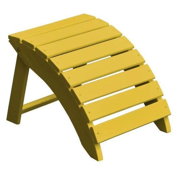 A&L Furniture Yellow Pine Folding Ottoman Stool - Rustic Storage Bench with Cushion Top for Living Room, Bedroom & Entryway - Perfect for Extra Seating & Home Decor