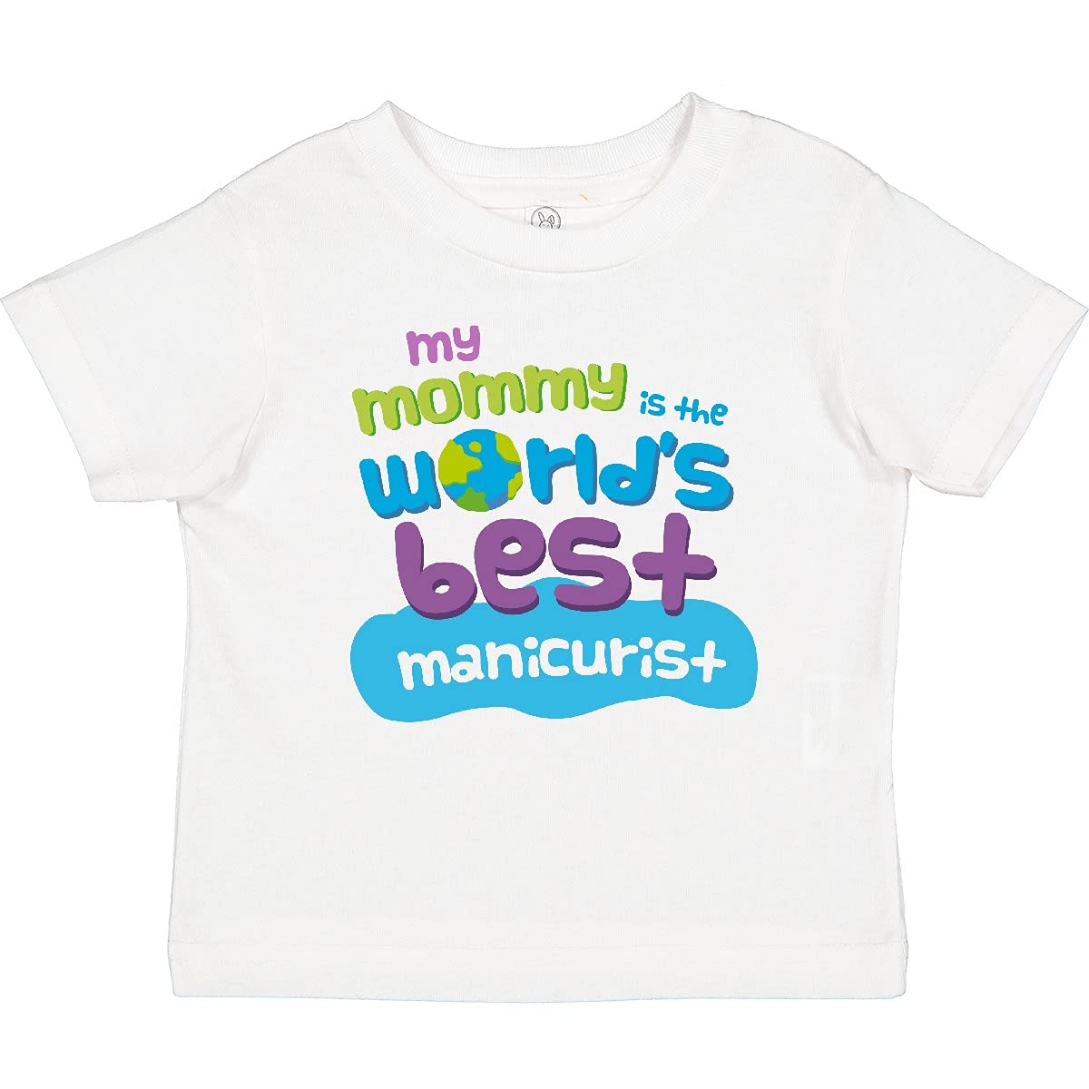 Inktastic Manicurist Mom Nail Artist Baby T-Shirt - Cute Graphic Tee for Toddlers & Infants - Perfect Gift for Nail Technician Moms & Baby Showers