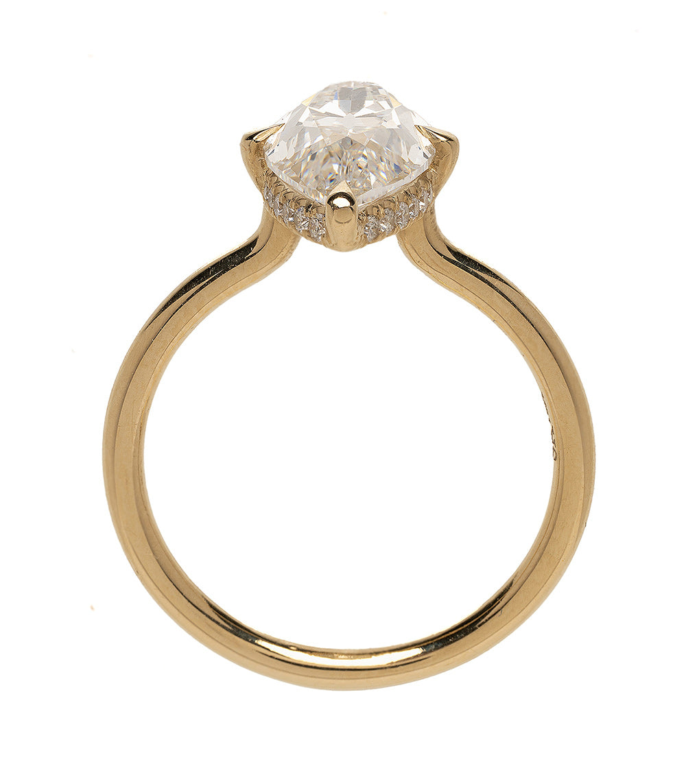 3Ct Marquise Lab Grown Diamond Engagement Ring for Women - Elegant & Unique Wedding Jewelry Gift for Brides, Anniversaries & Special Occasions