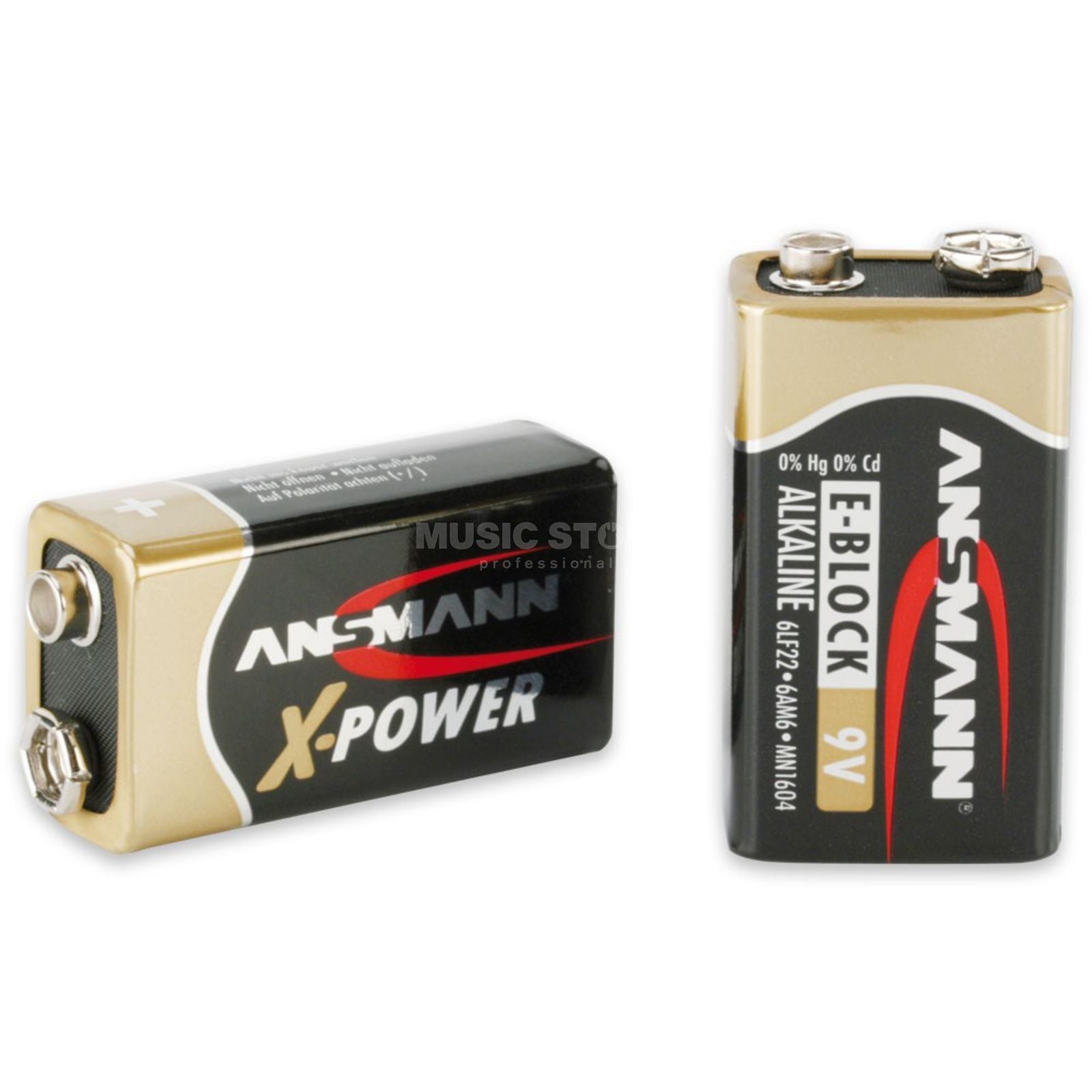 Ansmann 9V Alkaline Battery - Long Lasting Power for Smoke Detectors, Toys, and Electronics - 4 Pack High-Performance Batteries for Home and Office Use