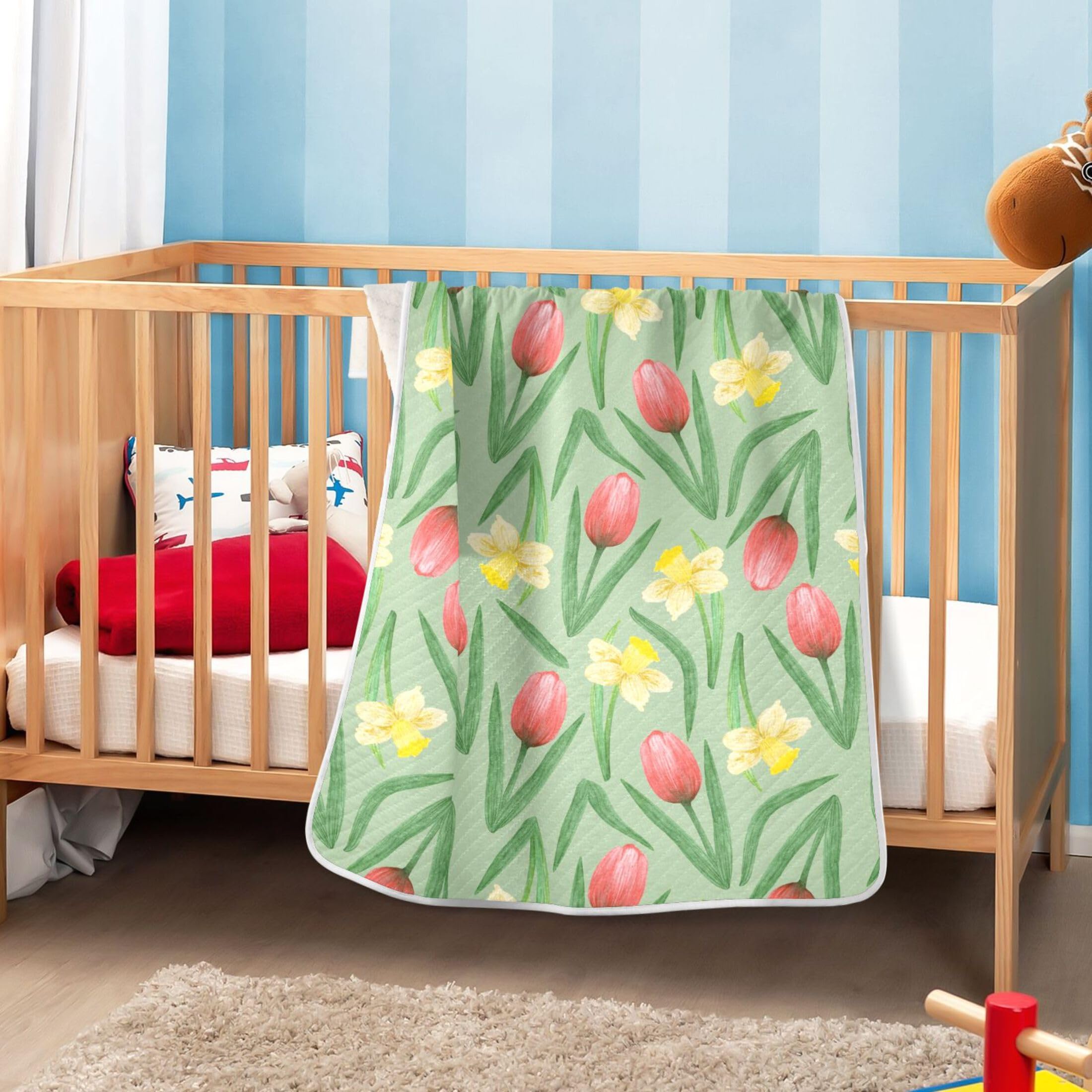 Premium Baby Blanket for Newborns - Ultra Soft Double Layer Receiving Blanket 30