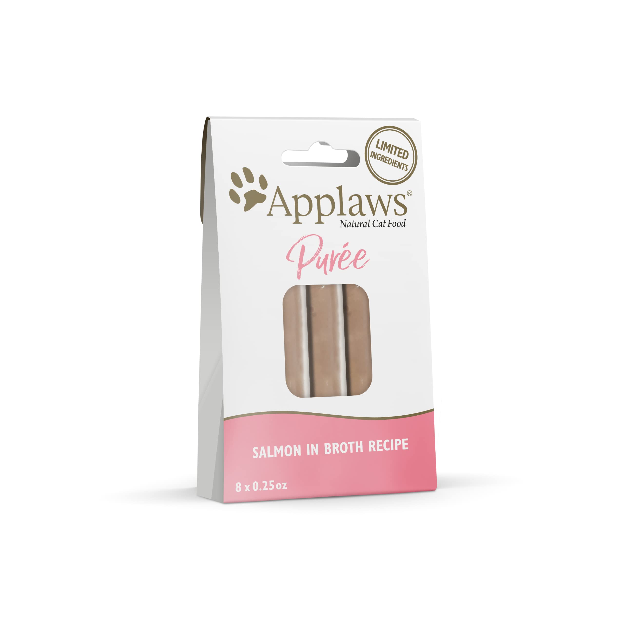 Applaws Natural Cat Puree Snacks - Grain-Free Wet Cat Treats for Adult & Senior Cats - Delicious Tuna & Chicken Flavor - Perfect for Training, Rewards, and Mealtime Toppers