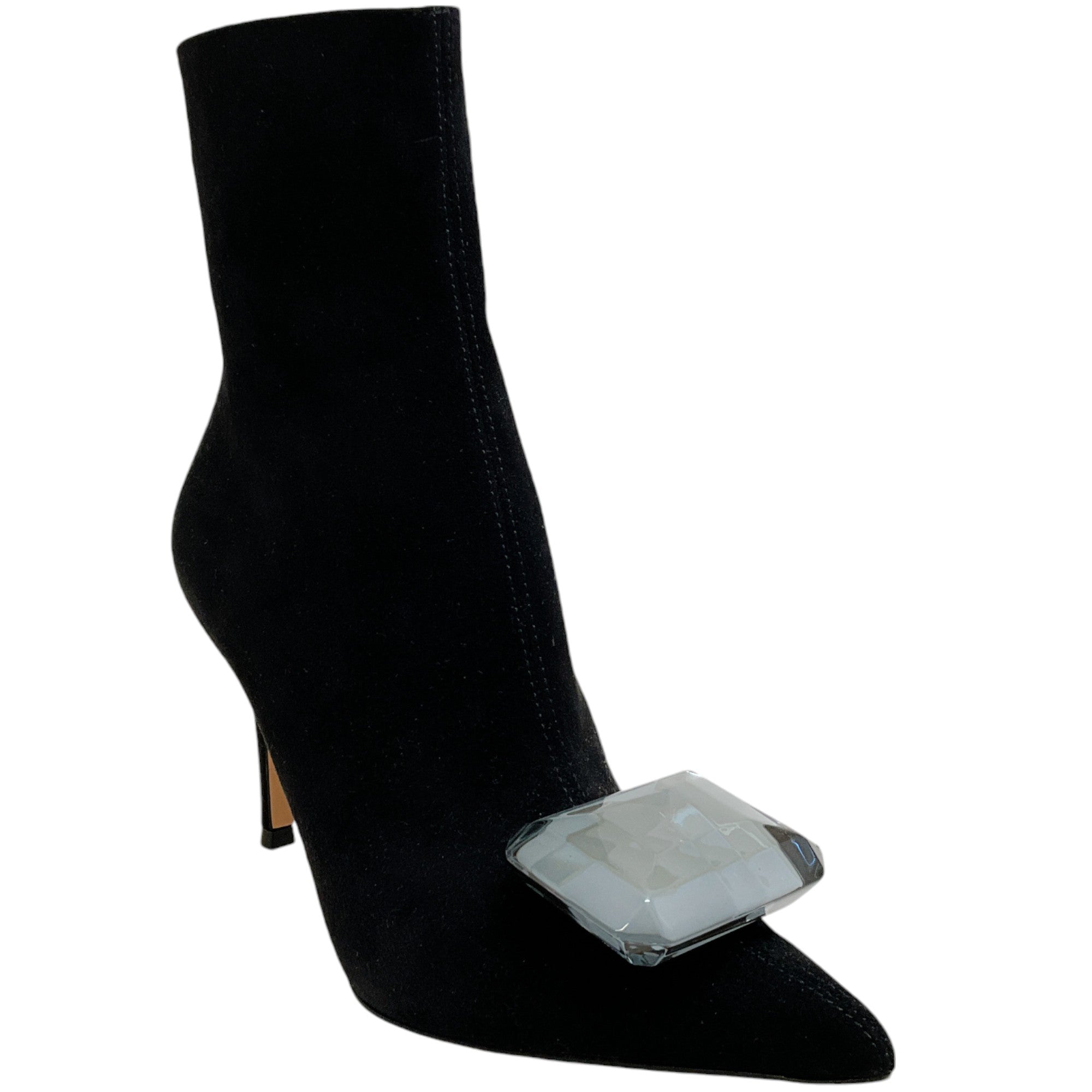 Gianvito Rossi Black Suede Jaipur Booties - Women's Luxury Ankle Boots for Fall & Winter | Perfect for Office, Party & Night Out