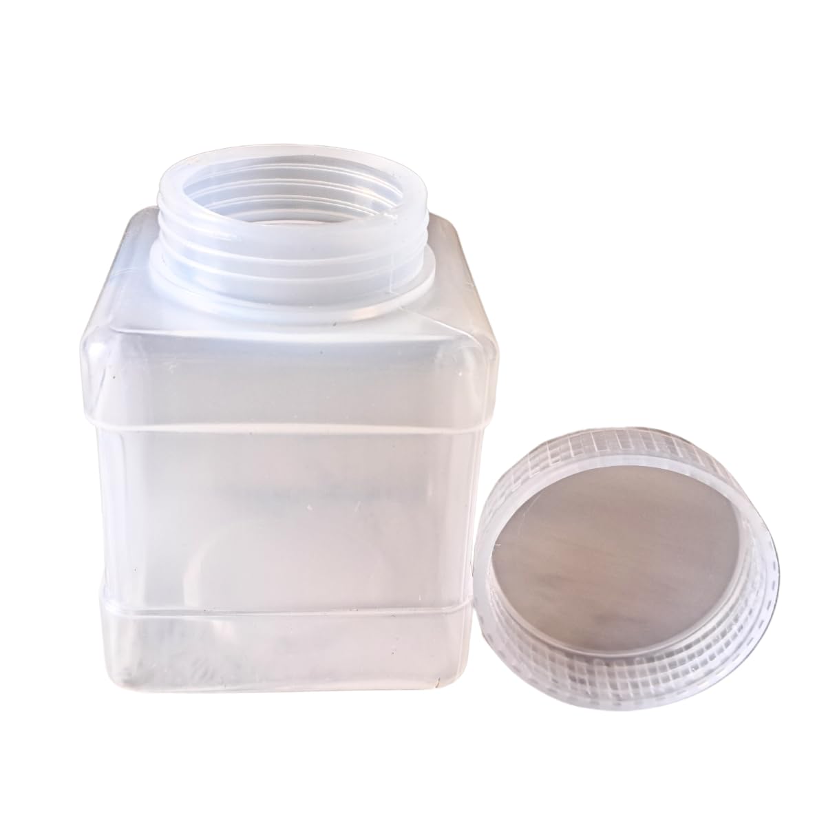 AANIJ® 250ml Plastic Storage Box with Lid - Lab Sample Container, Durable & Leak-Proof - Perfect for Laboratory, Cosmetics, and Small Parts Organization (Pack of 1)