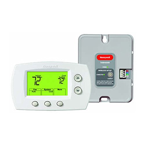 Honeywell YTH5320R1025 Wireless Non-Programmable Thermostat FocusPRO Kit with Wireless Adapter - Compatible with TrueZONE Panel for Smart Home Temperature Control | Perfect for Residential HVAC Systems, Energy Saving & Remote Monitoring