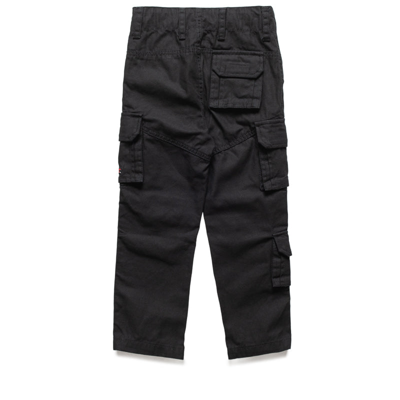 Kids Ice Cream Print Maple Cargo Pants - Black | Stylish & Comfortable Playwear for Boys & Girls | Perfect for Outdoor Adventures & Casual Wear