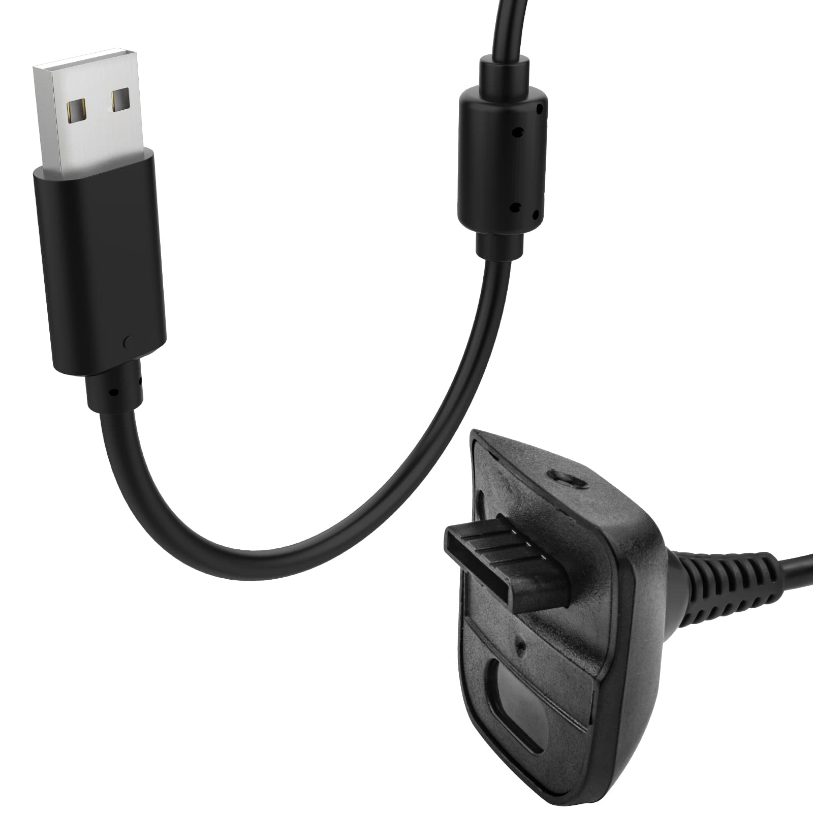 Xbox 360 Controller Charging Cable - Replacement Charger for Microsoft Xbox 360 & Xbox 360 Slim Wireless Controllers | Fast Charging USB Cable for Gaming Accessories | Perfect for Home Entertainment & Multiplayer Gaming Sessions