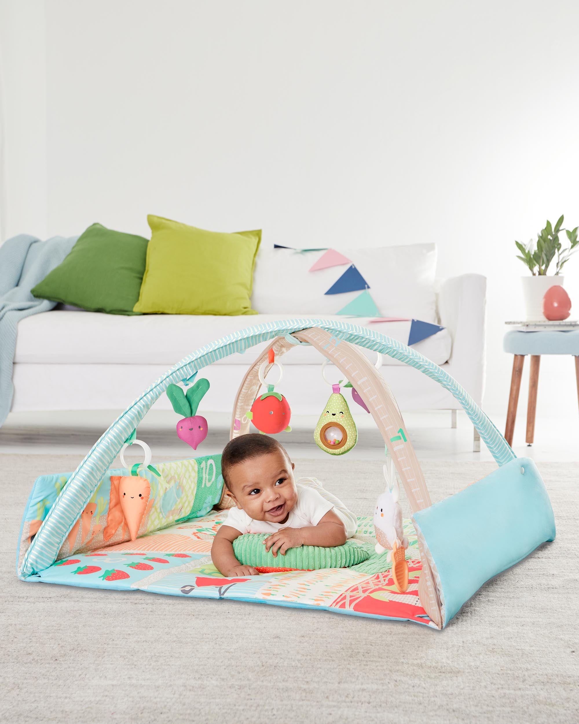 Skip Hop Activity Gym for Babies - Interactive Playmat with Toys & Music for Tummy Time & Sensory Development - Perfect for Newborns & Infants