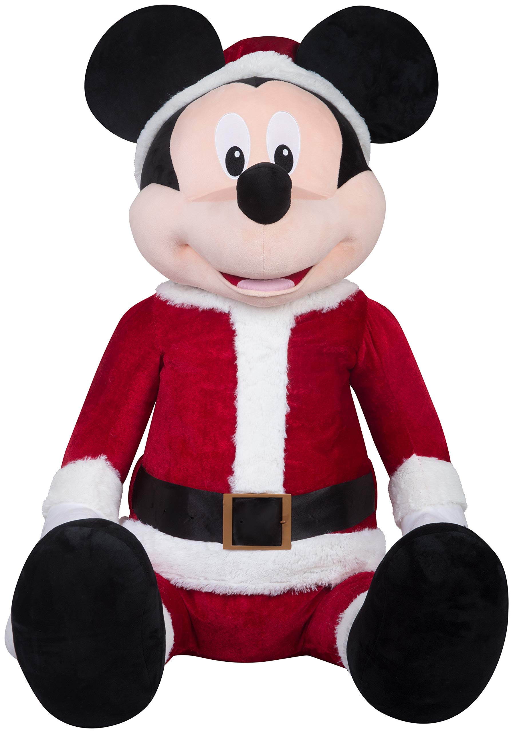 Disney Life-Sized Animated Mickey Mouse 2.6 ft Christmas Decoration - Indoor/Outdoor Holiday Decor by Gemmy Industries | Perfect for Living Room, Front Yard, and Christmas Party Decorations