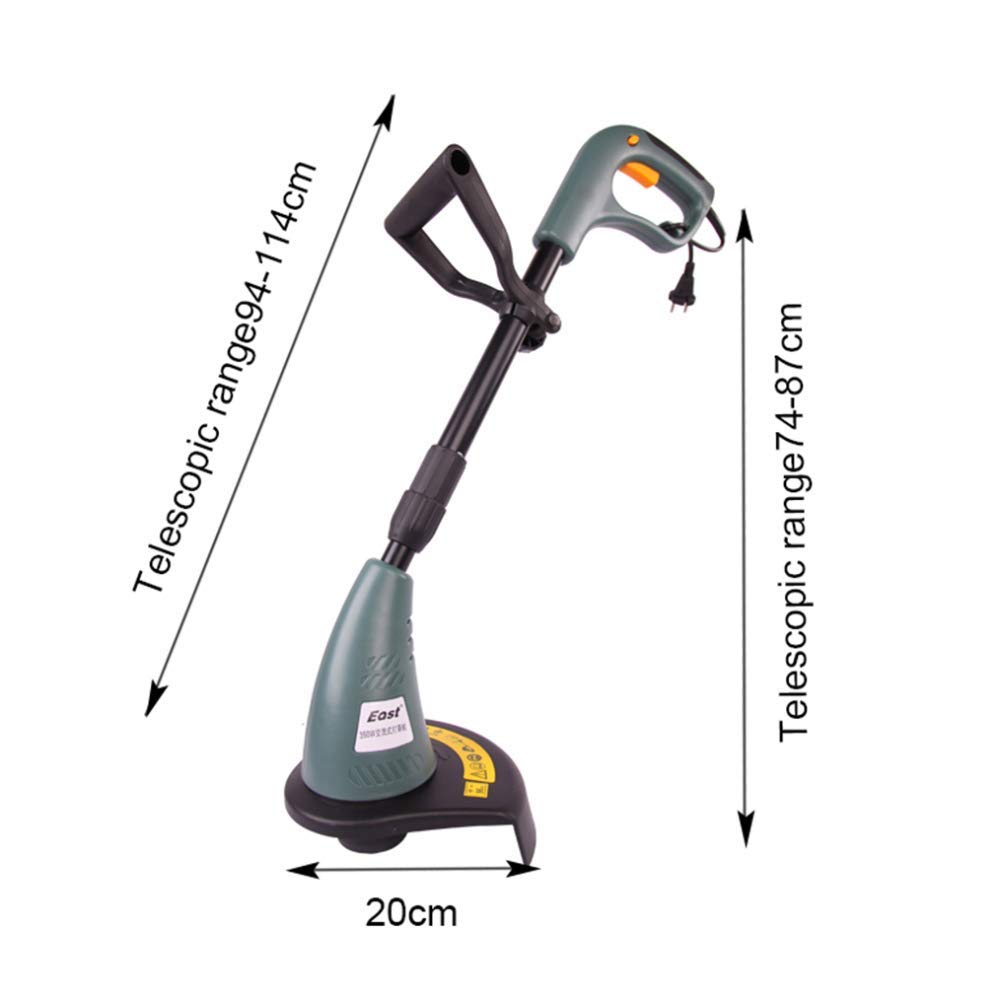 350W Brush Cutter Hedge Trimmer - Adjustable 94cm-114cm Length, 10000r/min High Speed, Dual Safety Switch - Perfect for Lawn Care, Yard Maintenance & Landscaping