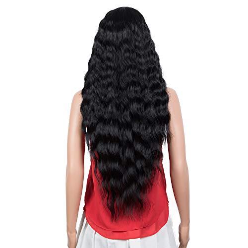 Natural Wavy Hair Wig with Bangs for Women - Soft & Realistic Synthetic Hairpiece for Daily Wear, Cosplay & Costume Parties