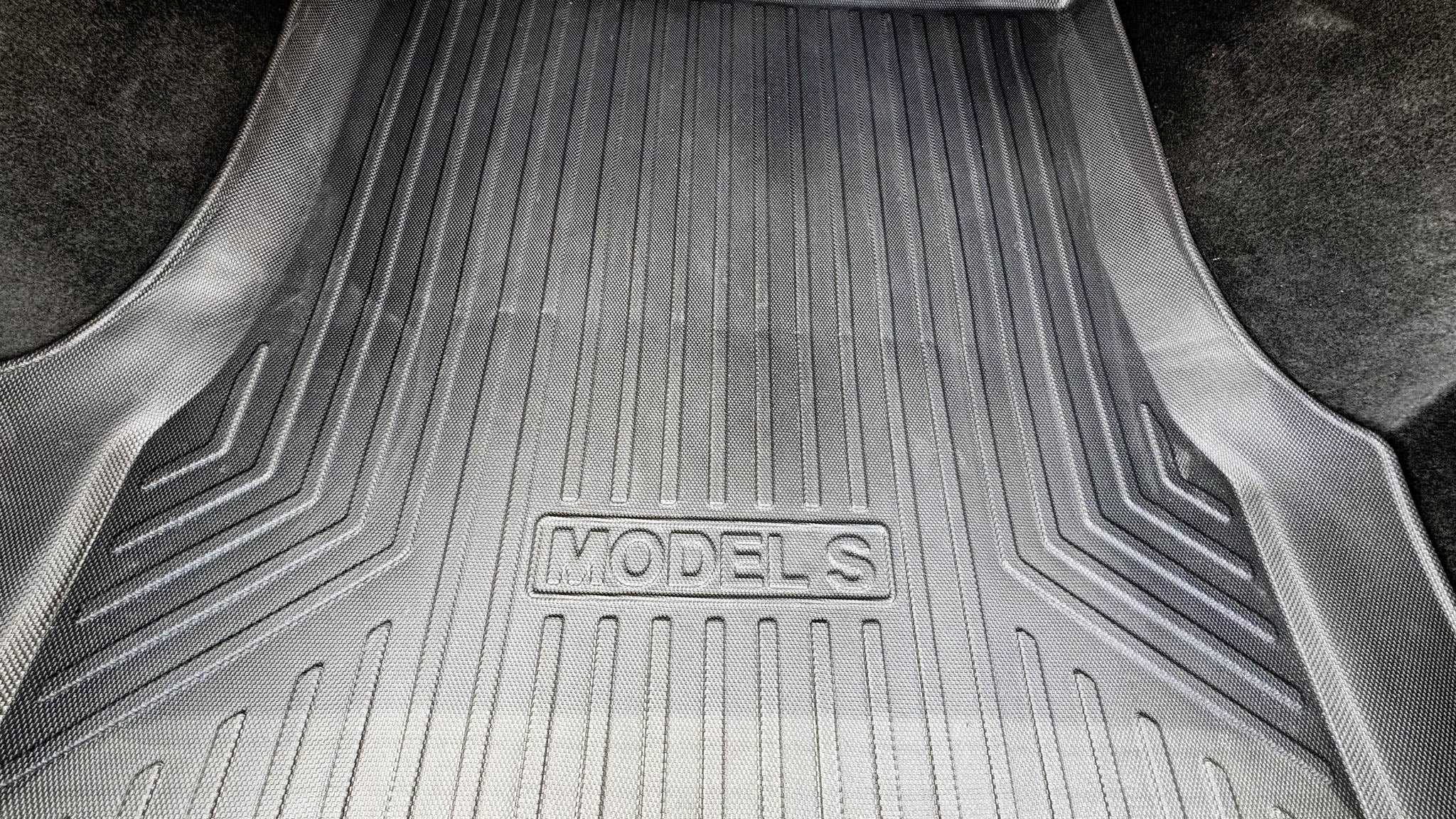 Premium Custom All-Weather Floor Mats for Tesla Model S 2016-2020 | Heavy-Duty TPE Front & Rear Trunk Liners | Non-Slip Protection | Perfect for Winter Snow, Rain & Mud Protection | Car Accessories for Tesla Model S Owners