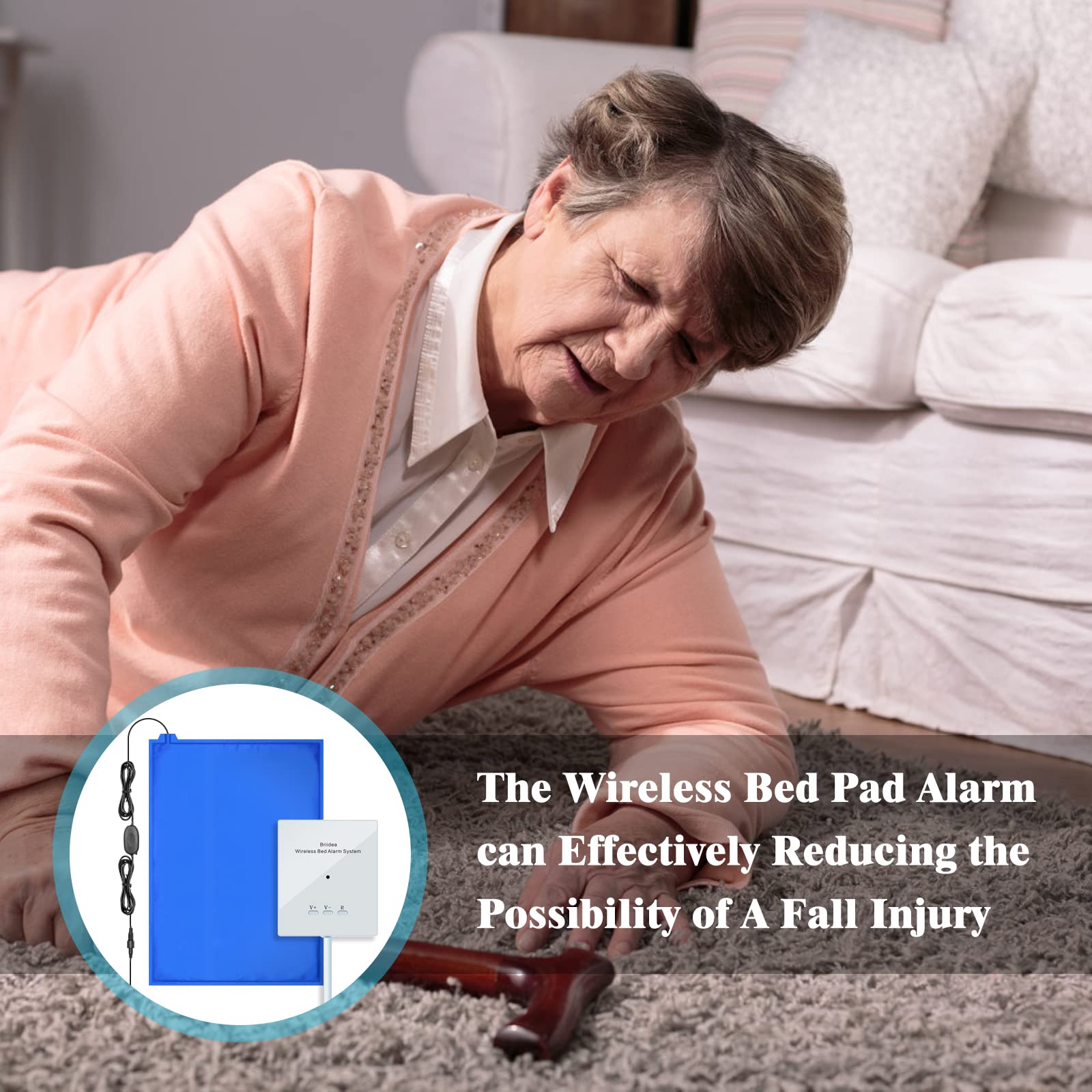 Briidea Elderly Bed Alarm with 20