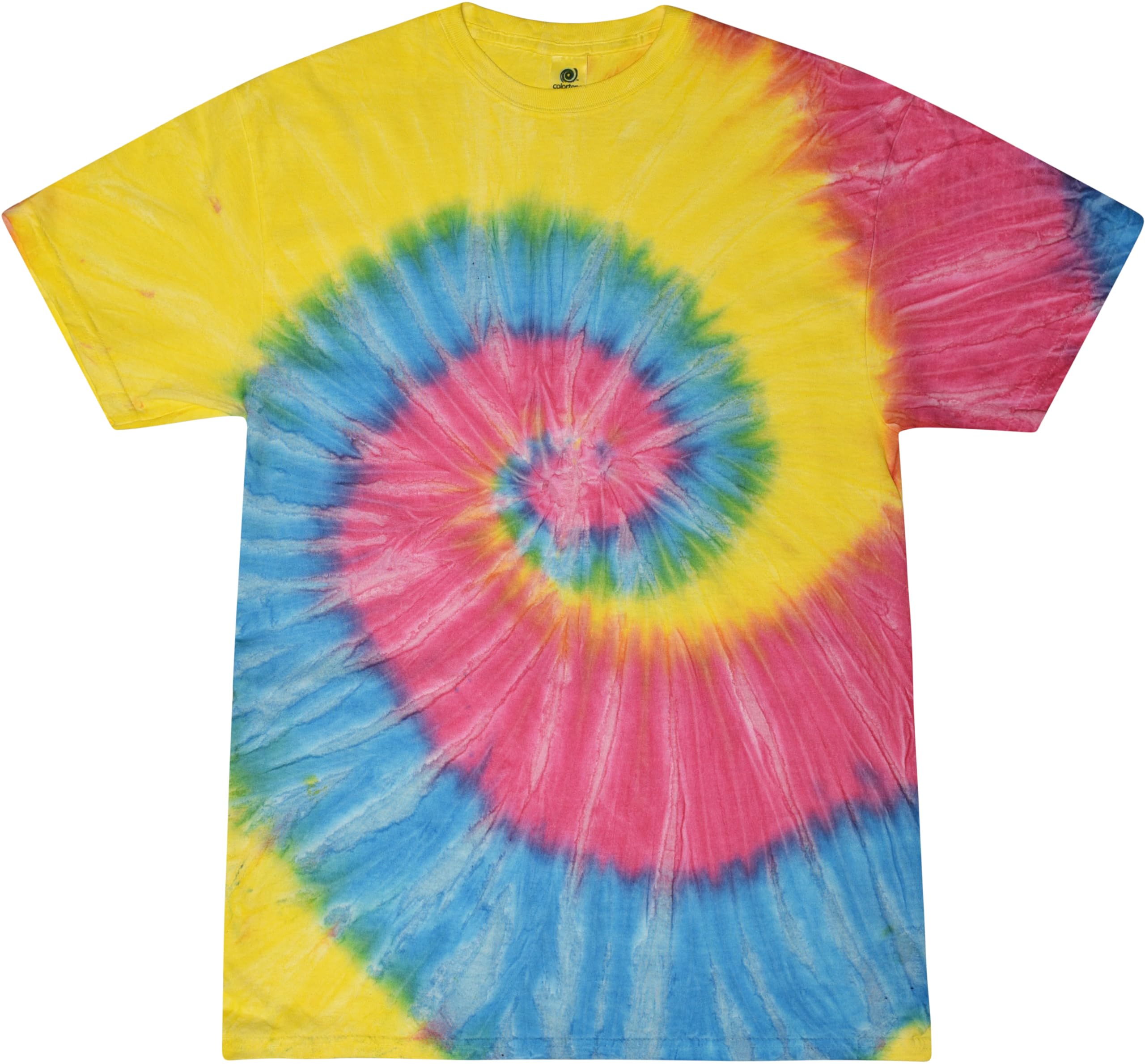 Vibrant Colortone Tie Dye T-Shirts for Men & Women | Unisex Short Sleeve Cotton Tees | Perfect for Summer Festivals, Beach Outings & Casual Wear