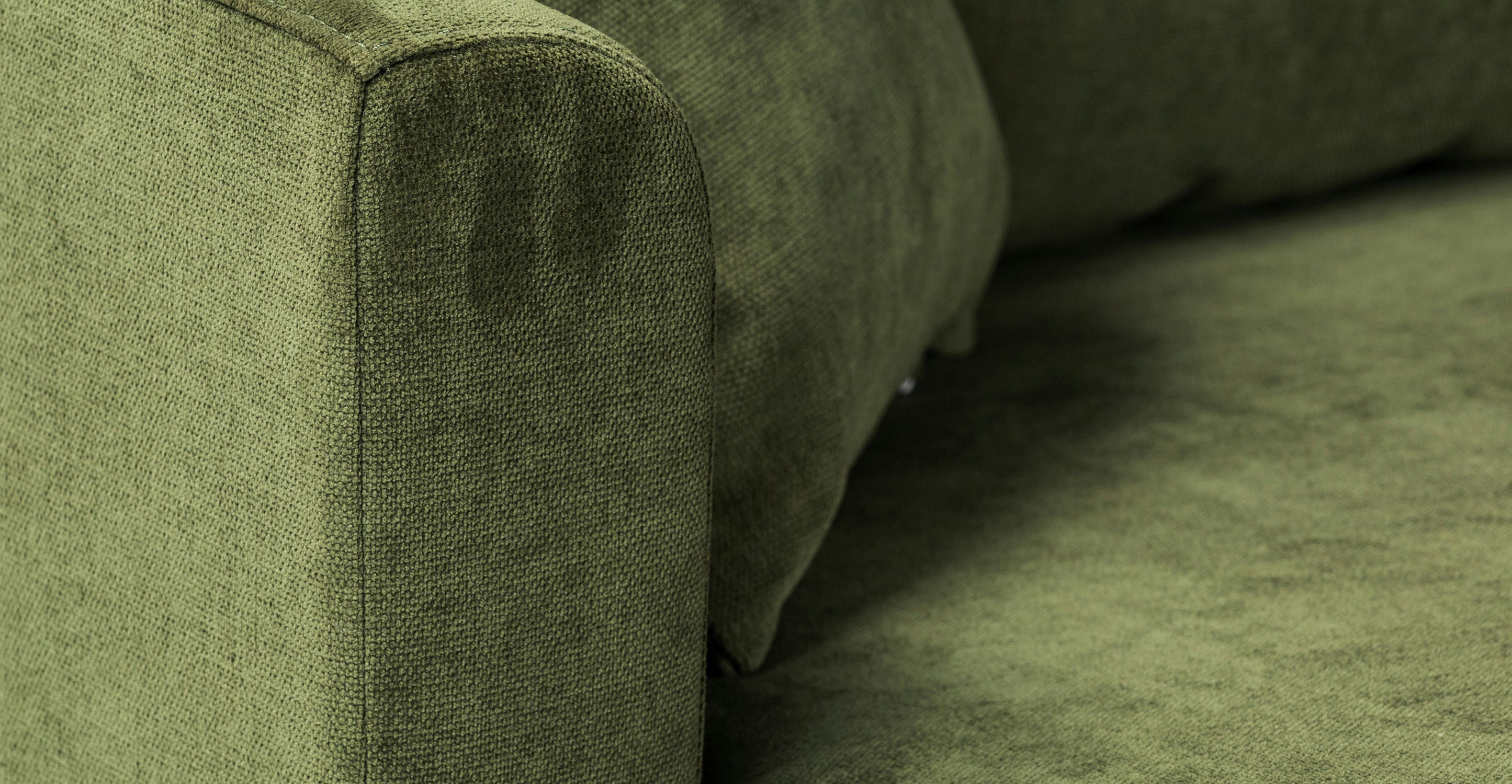 Lucerne Left Facing Sectional Sofa with Extra Wide Chaise Lounge - Modern L-Shaped Couch for Living Room, Family Room & Home Theater