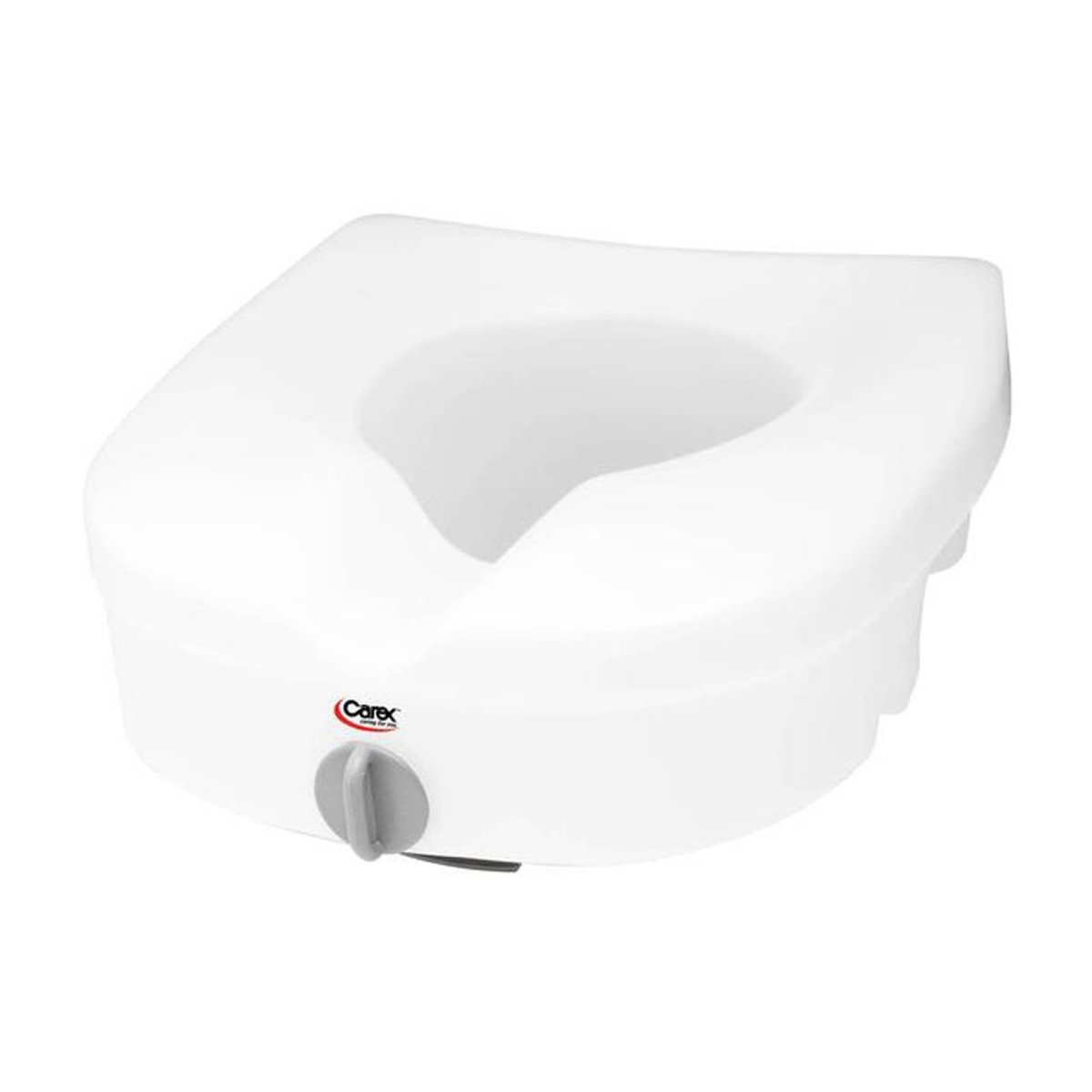 Carex E Z Lock Raised Toilet Seat - Adjustable Height Bathroom Safety Aid for Elderly & Disabled - Ideal for Post-Surgery Recovery & Mobility Assistance