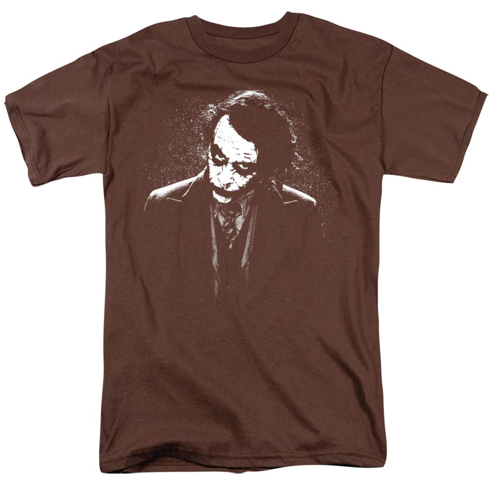 Popfunk Classic The Dark Knight Heath Ledger Joker T-Shirt - Batman Movie Merchandise for Fans & Cosplay