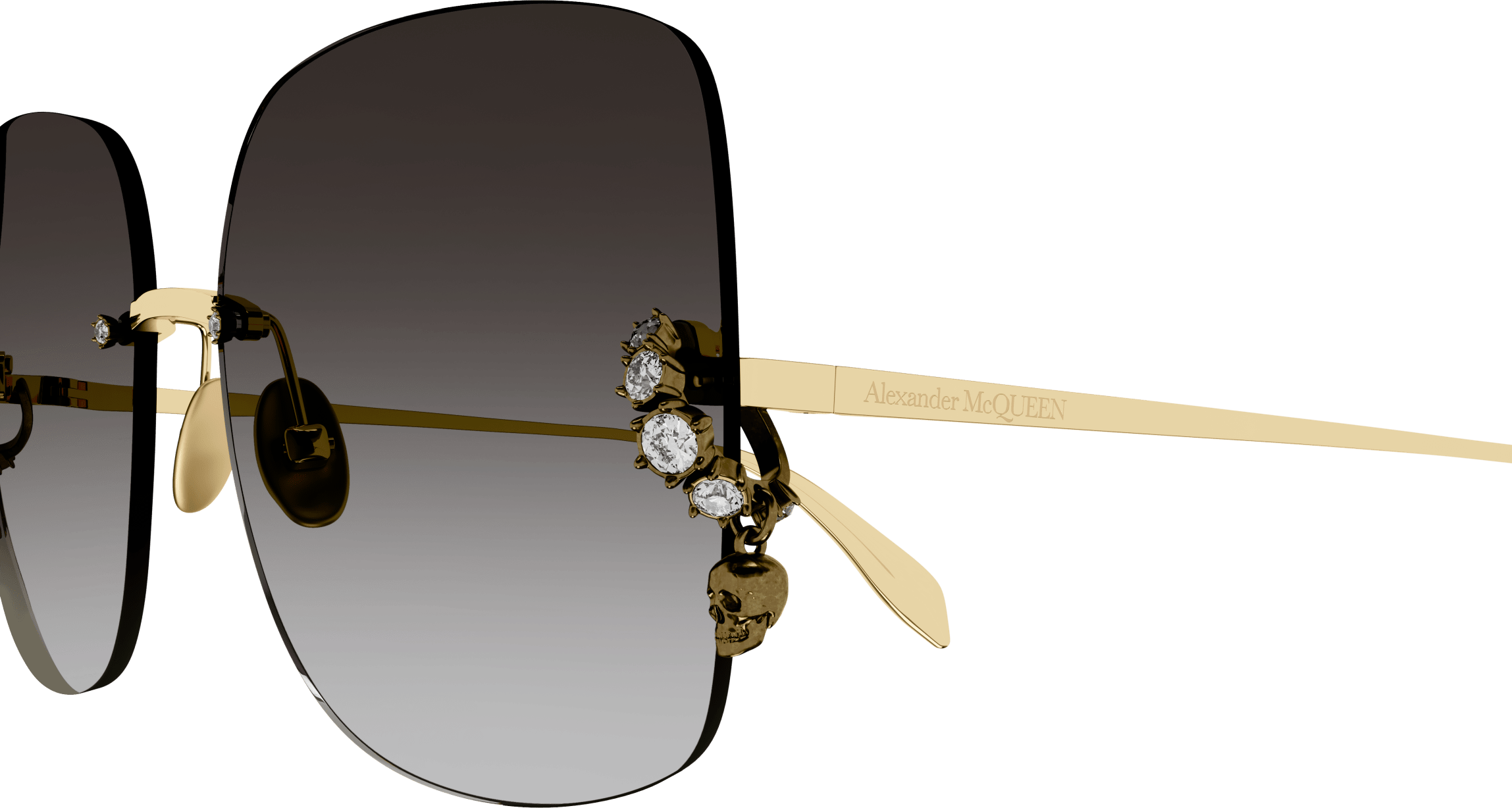 Alexander McQueen AM0390S Sunglasses - Luxury Designer Shades for Men & Women | Perfect for Outdoor Activities, Travel & Fashion Statements