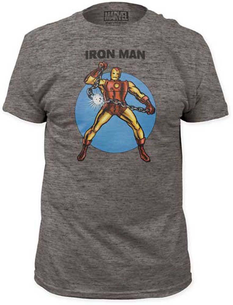 Marvel Iron Man Chain Break Graphic T-Shirt for Men - Cool Superhero Tee for Casual Wear & Cosplay