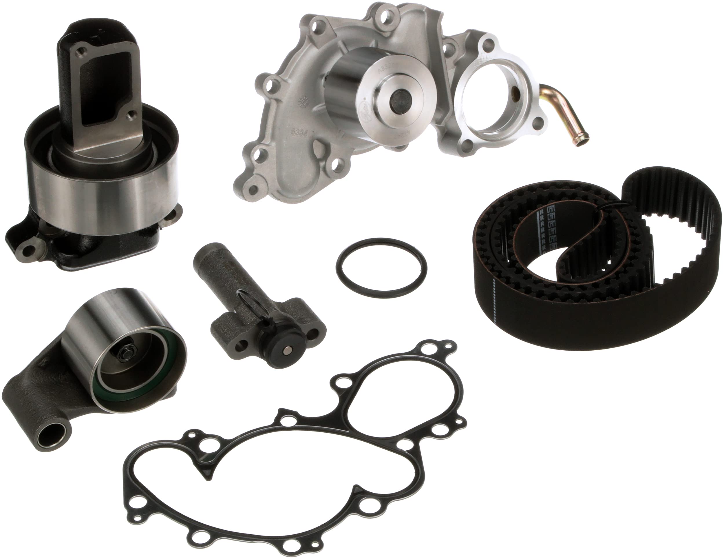 Gates TCKWP240 PowerGrip Premium Timing Belt Kit with Water Pump - High Performance Replacement for Cars, Trucks & SUVs - Perfect for Engine Maintenance & Repair