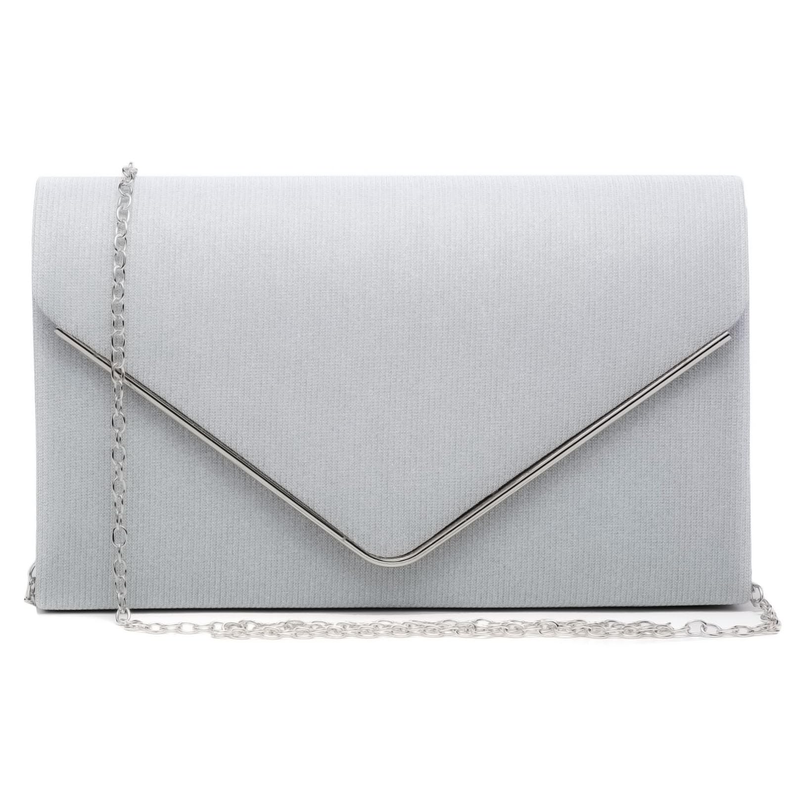 Dasein Women's Sparkling Clutch Purse - Elegant Evening Bag for Wedding, Prom, Cocktail Party & Special Occasions | Shiny Rhinestone Embellished Handbag for Formal Events & Night Out