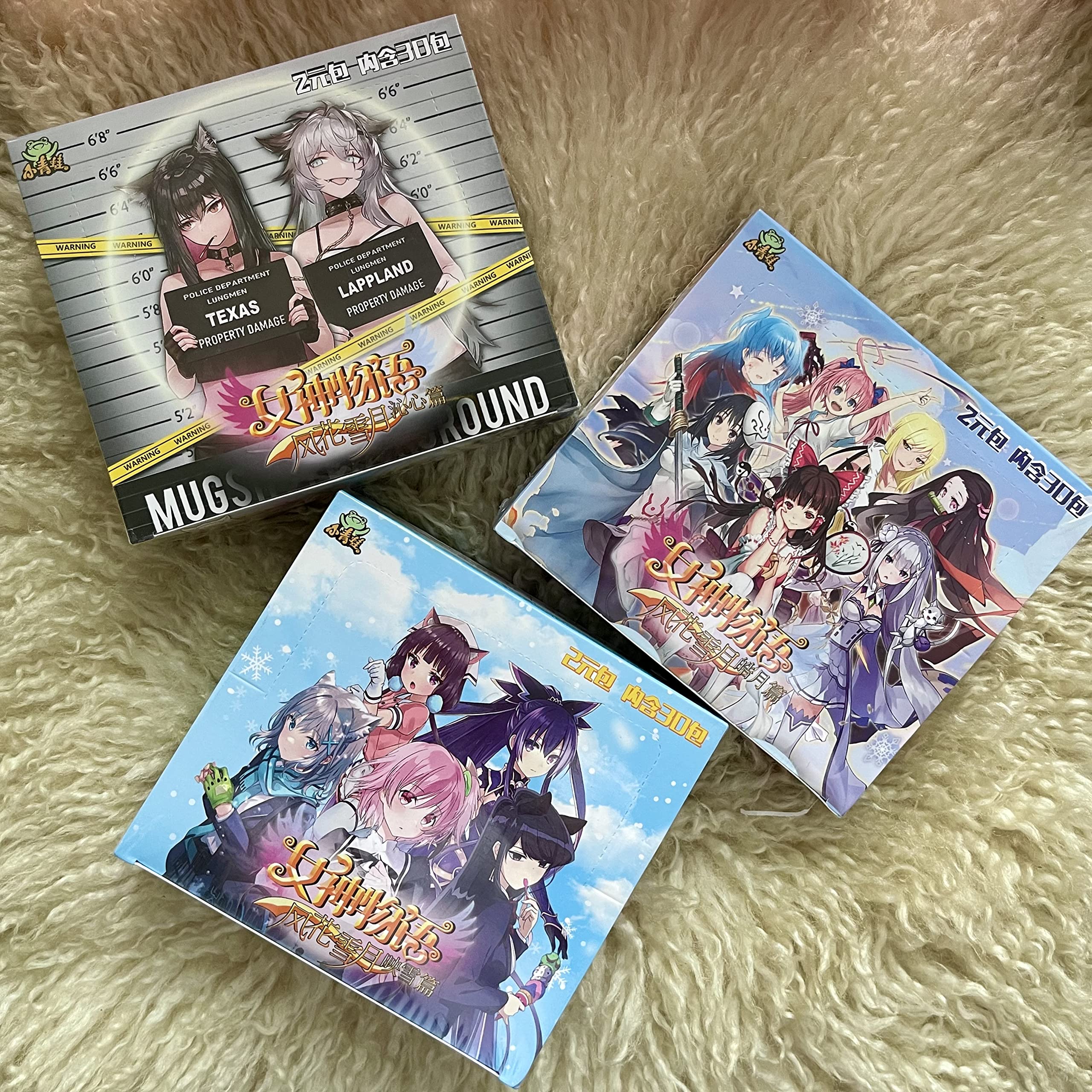 540 Pcs Goddess Story TCG Collection Cards - Booster Box Playing Cards for Trading Card Game Enthusiasts | Perfect Birthday Gift, Tabletop Game Accessories & Collectibles (3 Boxes Set NS-2M03-05-06) | Great for Game Nights, Card Battles and Fantasy Themed Parties