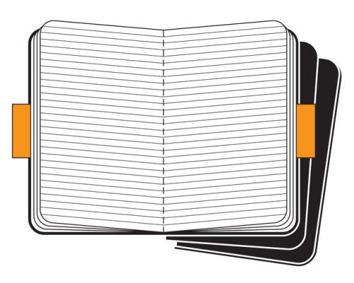 Premium Moleskine Ruled Cahier Journal Set - 3 Pack with Durable Cardboard Cover for Note Taking, Sketching & Daily Planning | Perfect for Students, Artists & Professionals