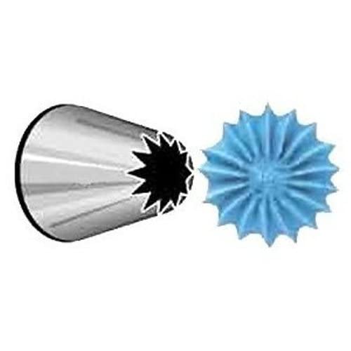 Premium Stainless Steel Open Star Icing Nozzle Piping Tip #22 - Professional Cake Decorating Tool for Cupcakes, Cookies & Pastry Designs | Baking Essentials for Home Bakers & Professional Chefs