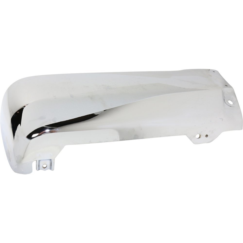 Evan Fischer Chrome Steel Rear Bumper End Compatible With 1996-2002 Toyota 4Runner - Passenger Side With Fender Flare Holes (Part #TO1105103) | Durable Replacement for Off-Roading & Daily Driving