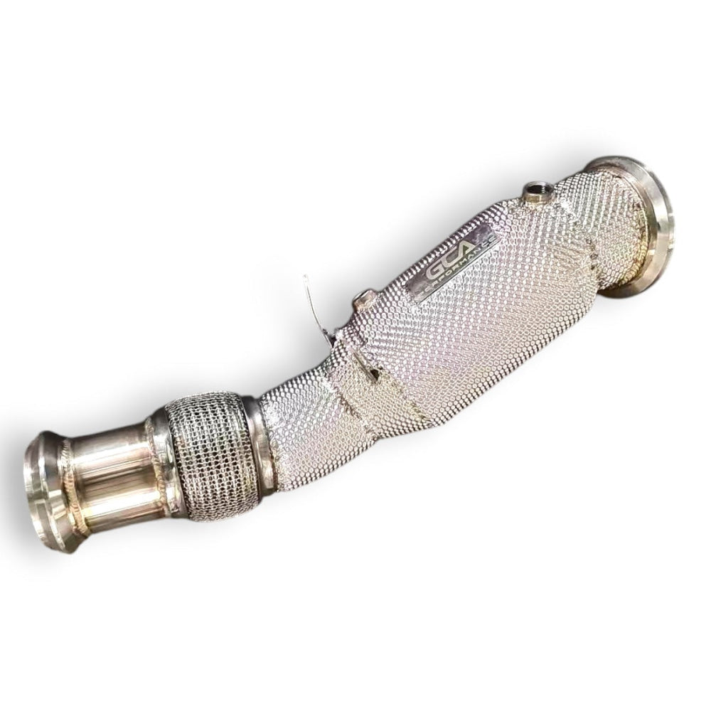 High Flow Catless Downpipe for 2016-2019 BMW 320i 330i 420i 430i F30 F31 F32 F33 F36 Models - Performance Exhaust Upgrade for Better Acceleration & Sound