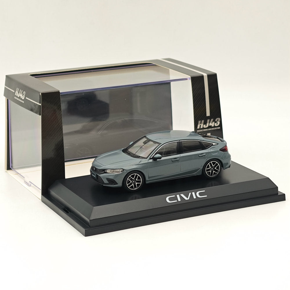 1/43 Scale Honda Civic (FL1) LX Sonic Gray Pearl Diecast Model Car - Limited Edition Collectible for Car Enthusiasts & Display Case Decor
