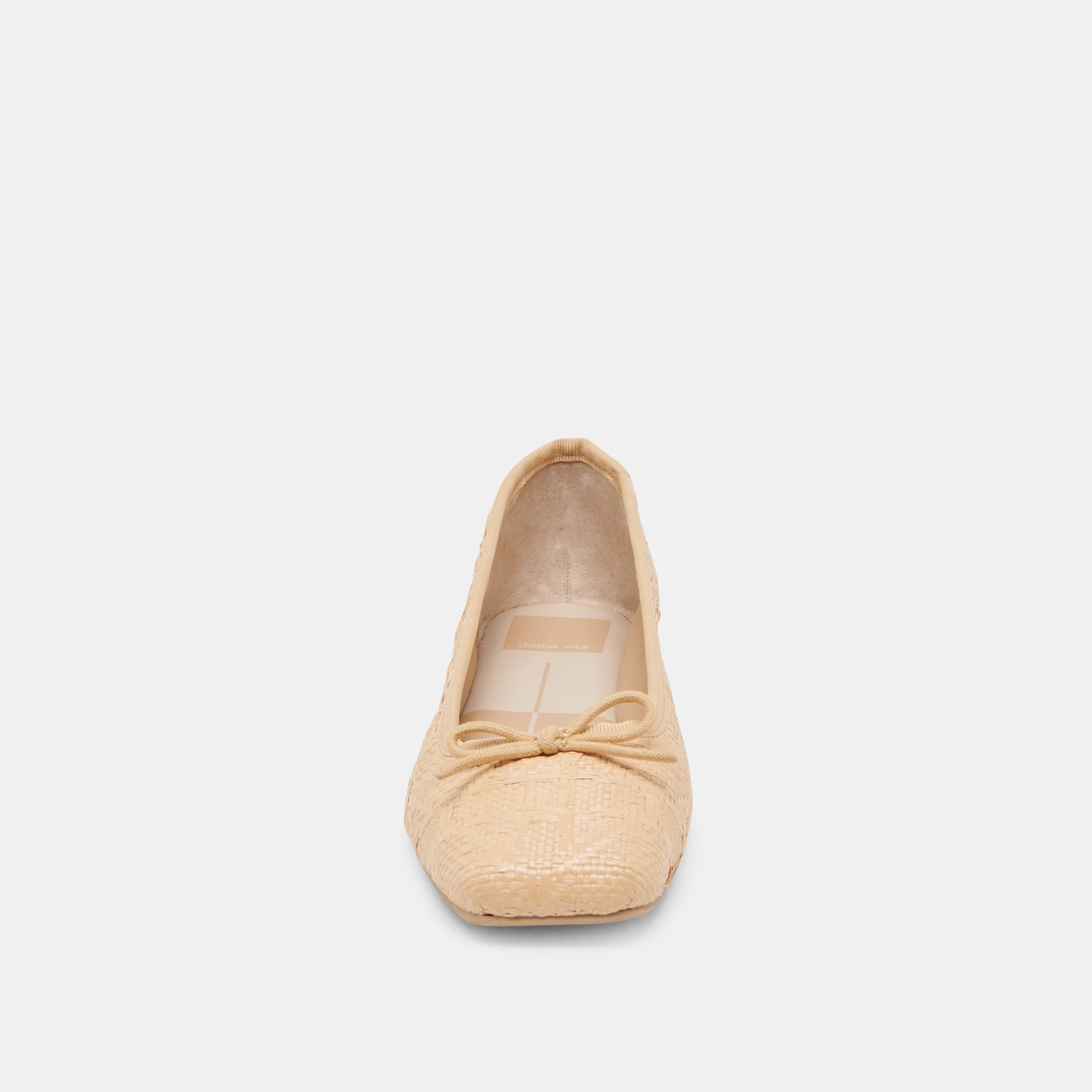 ANISA Women's Ballet Flats - Lightweight Natural Woven Raffia Shoes for Comfortable Walking | Perfect for Casual Wear, Office, and Summer Outfits
