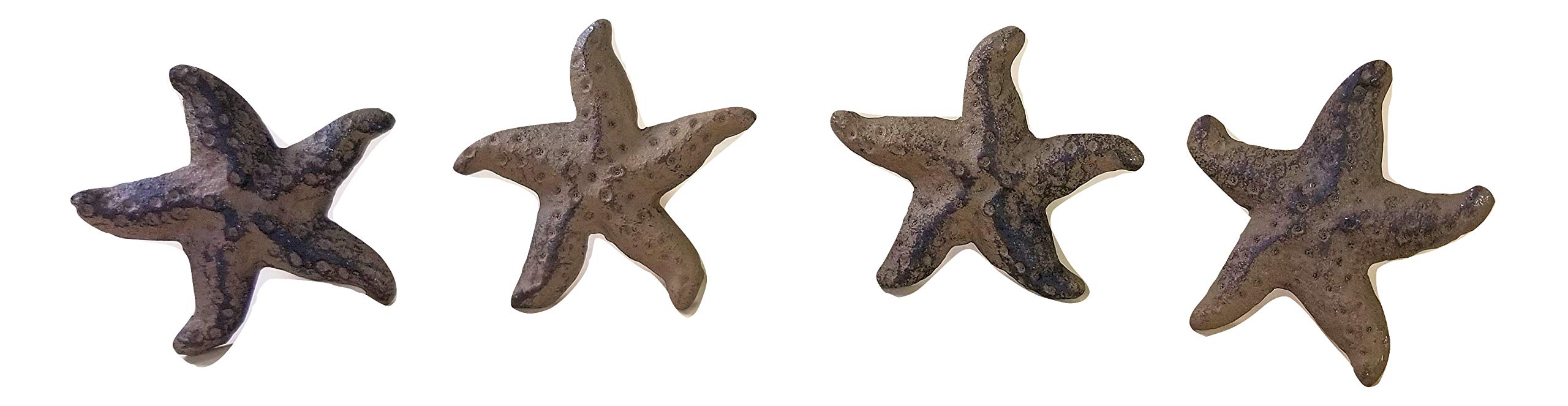 Cast Iron Starfish Knobs - Cabinet Pulls for Beach Decor