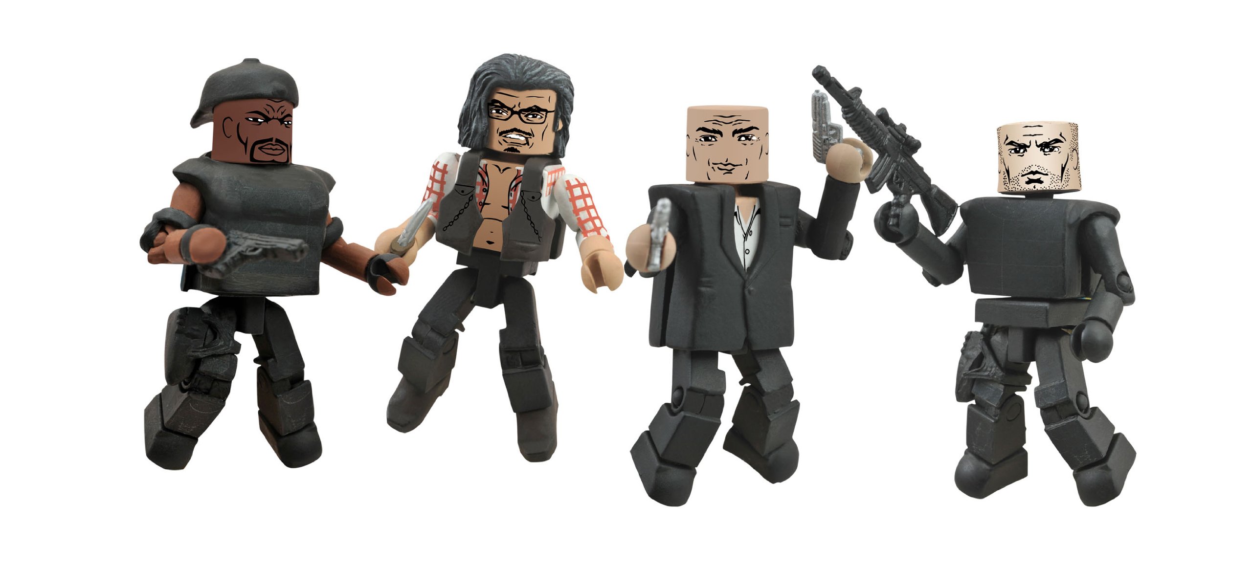 Diamond Select Toys Expendables Minimates Series 1 Box Set - Action Figure Collectibles for Movie Fans | Perfect for Display, Gifting & Action Scenes