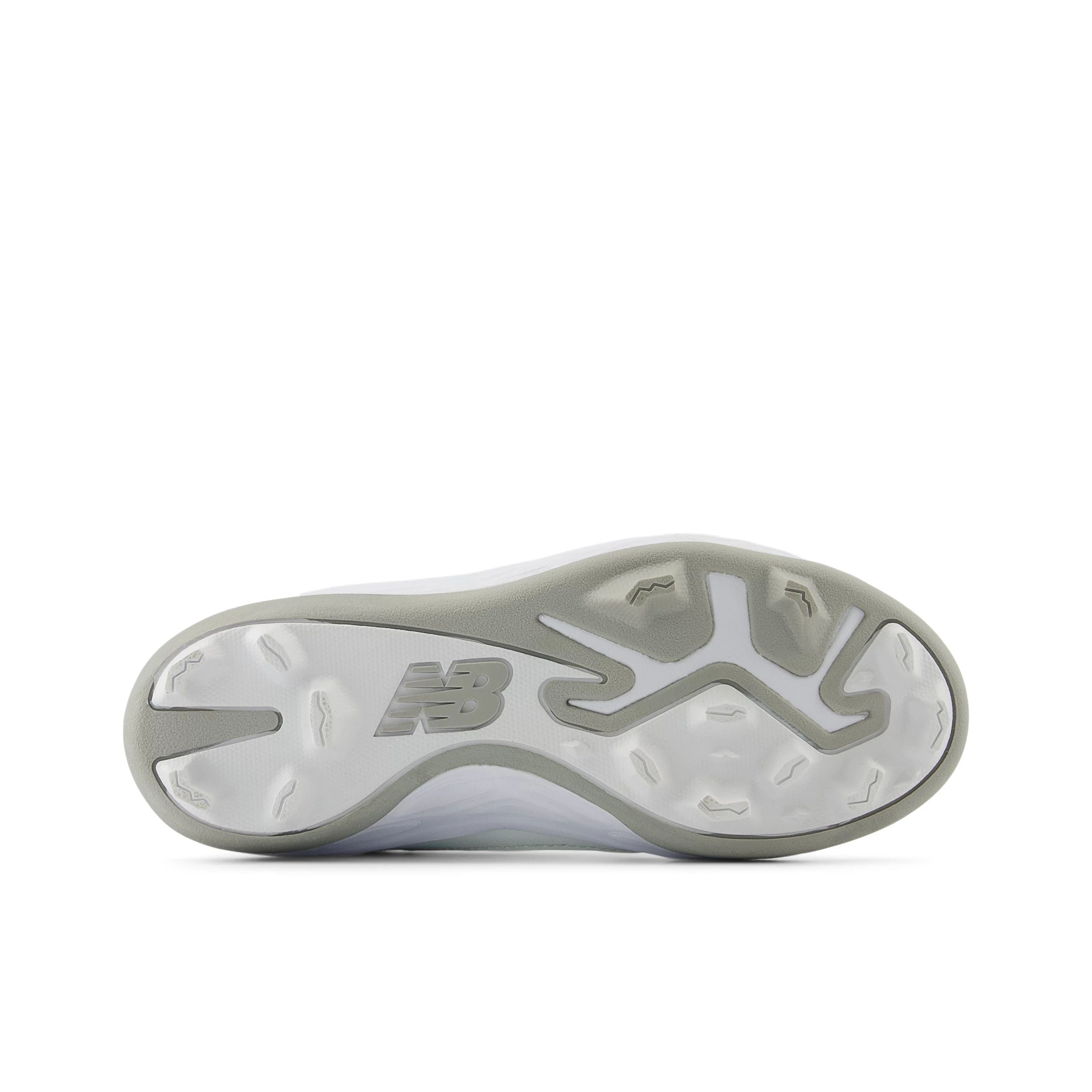 New Balance 3000v7 White Youth Baseball Cleats - Lightweight Molded Cleats for Kids & Youth - Perfect for Baseball, Softball & Field Sports