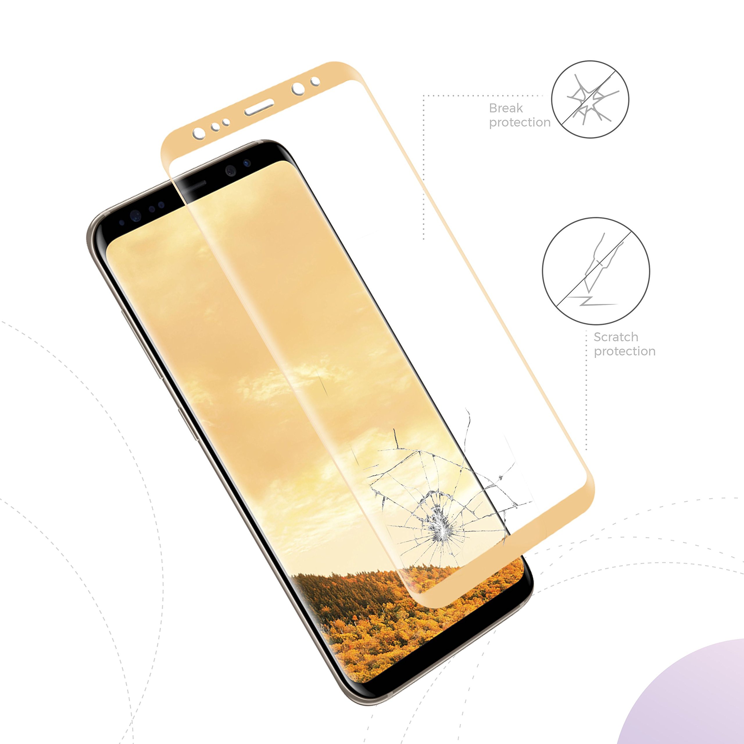 Premium Tempered Glass Screen Protector for Samsung Galaxy S21/S20/S10 - Shatterproof, HD Clear, Anti-Scratch - Perfect for Work, Travel & Everyday Protection