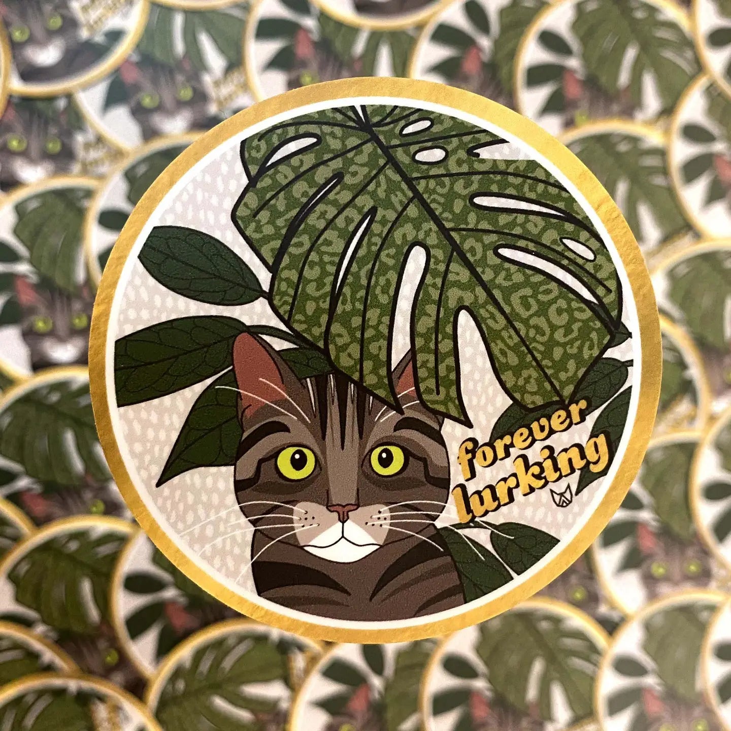 Forever Lurking Stickers - Premium Vinyl Decals for Laptops, Water Bottles & DIY Crafts - Perfect for Home Decor, Scrapbooking & Personalizing Gifts