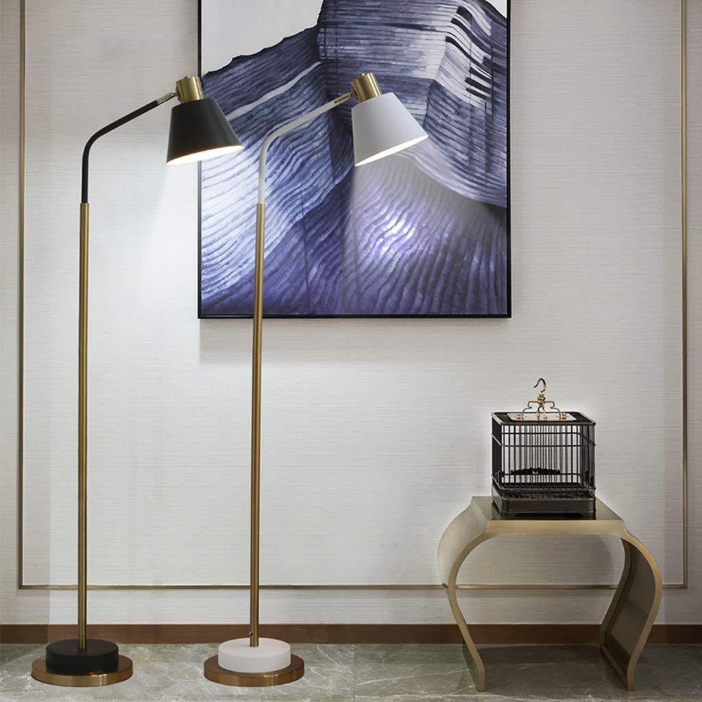 YYDS 60-inch Standing Lamp - Bright Reading Floor Lamp with Natural Daylight Full Spectrum, Slim Modern Design for Bedroom, Living Room & Office (Black) | Perfect for Night Reading, Study & Workspace Lighting