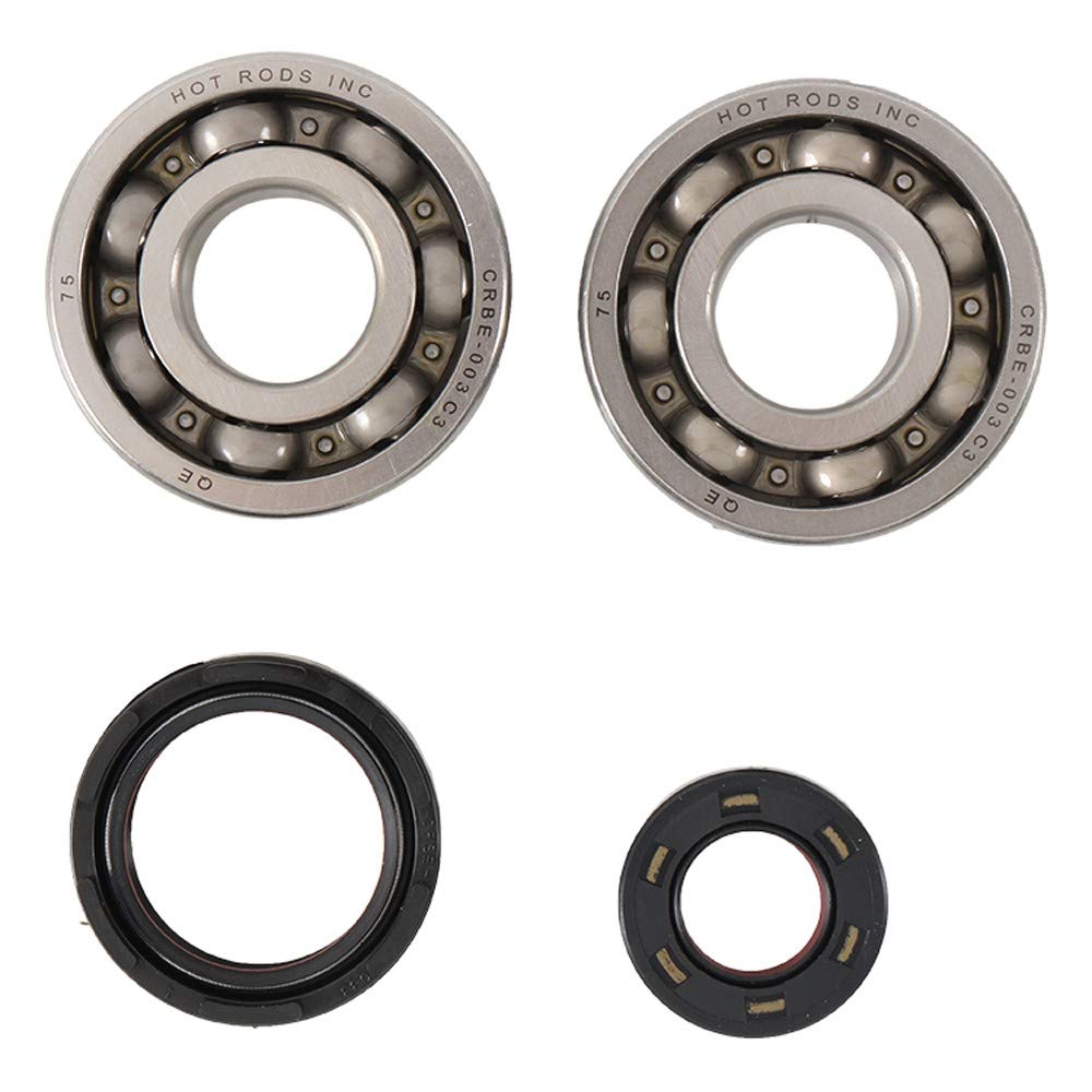 Hot Rods K228 Main Bearing and Seal Kit - Complete Engine Rebuild Kit for Dirt Bikes & ATVs - Perfect for Honda CRF250R, CRF450R, Yamaha YZ250F, YZ450F - High Performance Motorcycle Engine Repair & Maintenance